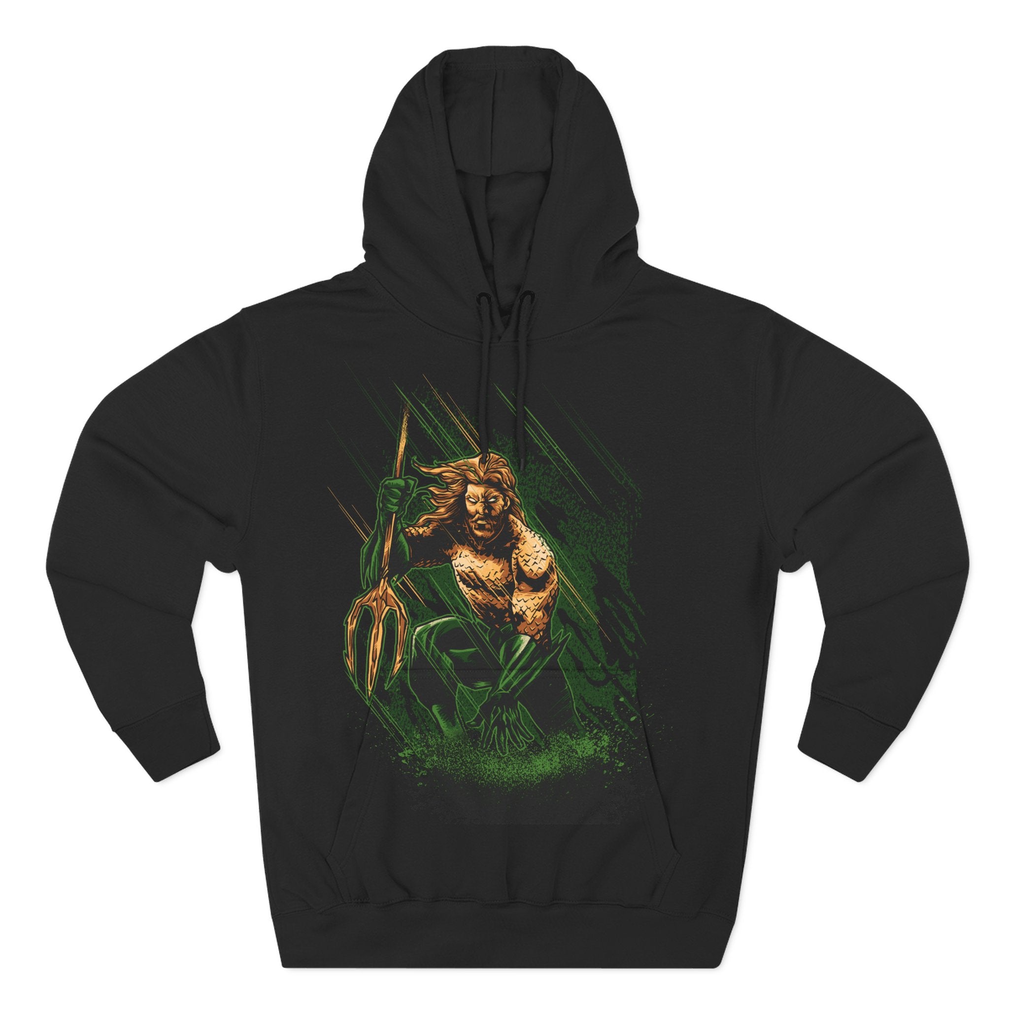 Fleece Hoodie with Bold Graphic Designs