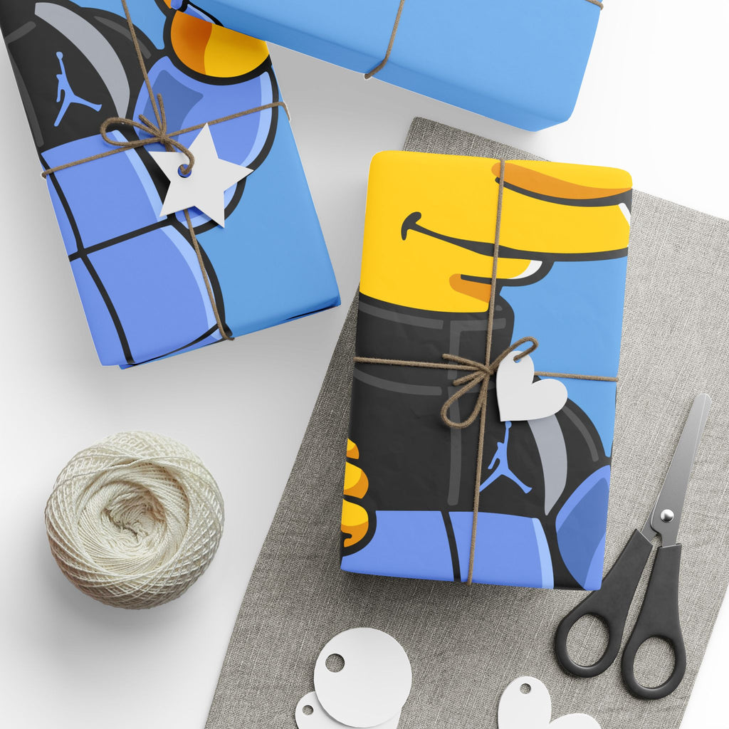 Playful Character Wrapping Paper - Fun Gift Wrap, Birthday Party Essentials, Unique Holiday Decor, Kids’ Events, Celebrations