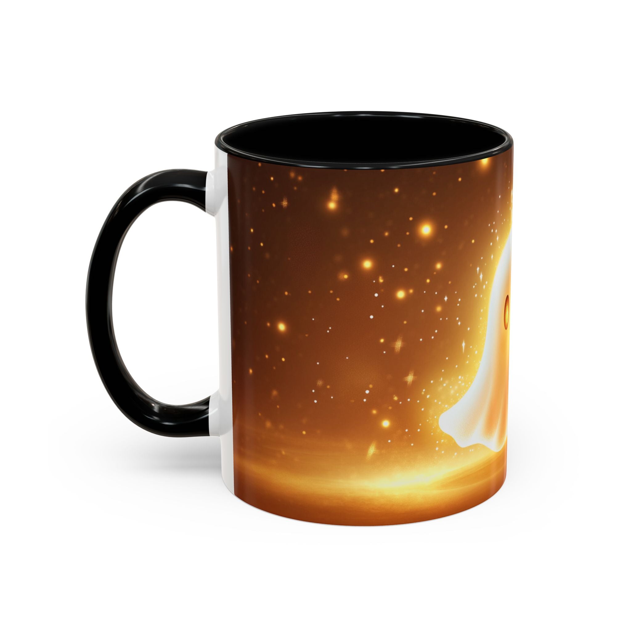 Whimsical Jelly Ghost Coffee Mug - Perfect for Halloween, Cozy Mornings, Gift for Friends, Home Decor, Cute Art