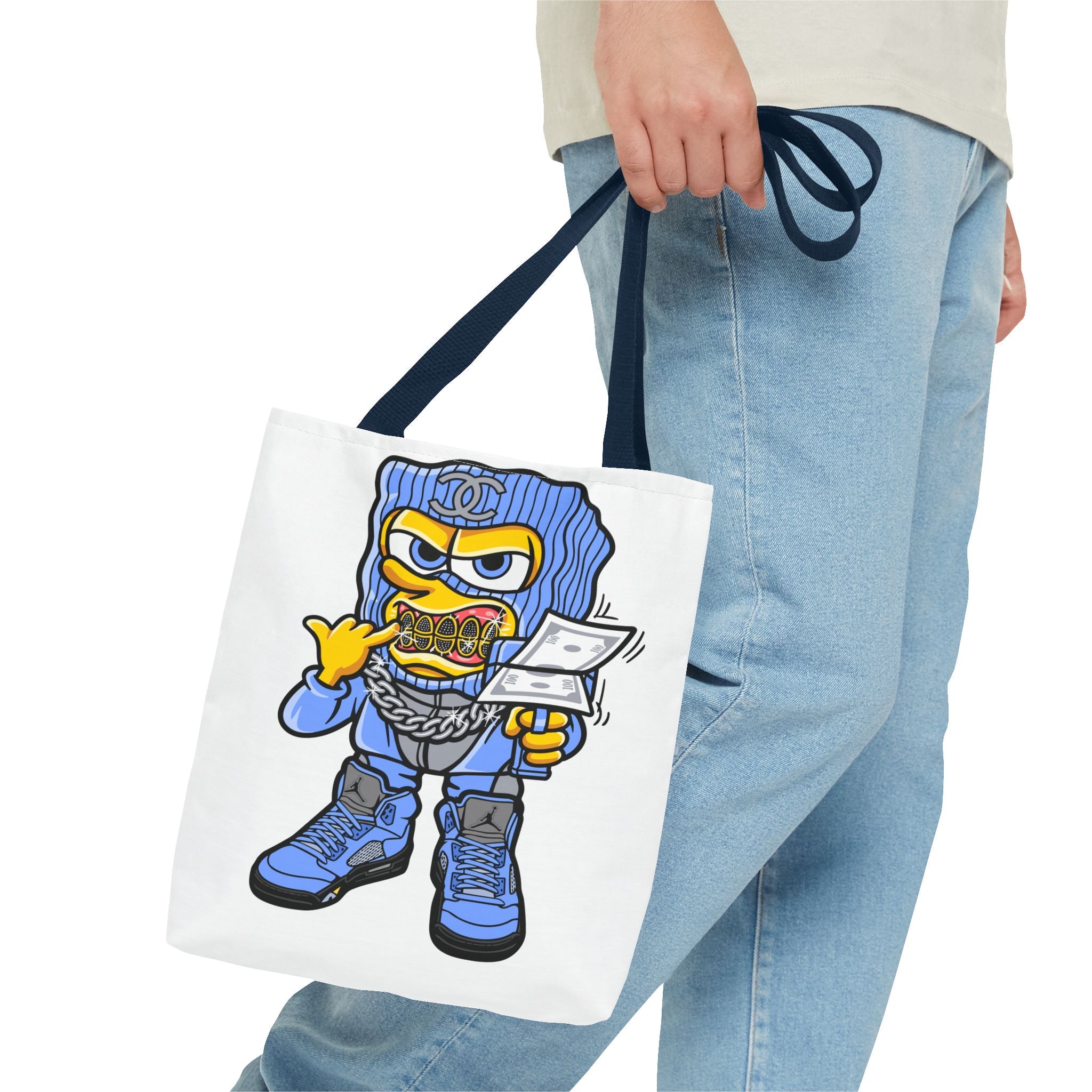 Trendy Graphic Tote Bag, Cool Urban Style, Perfect for Everyday Use, Gifts for Fashion Lovers, Street Art Vibe, Funky Accessory