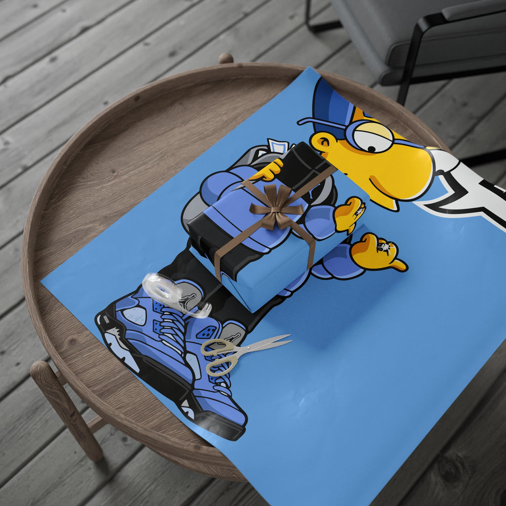 Playful Character Wrapping Paper - Fun Gift Wrap, Birthday Party Essentials, Unique Holiday Decor, Kids’ Events, Celebrations