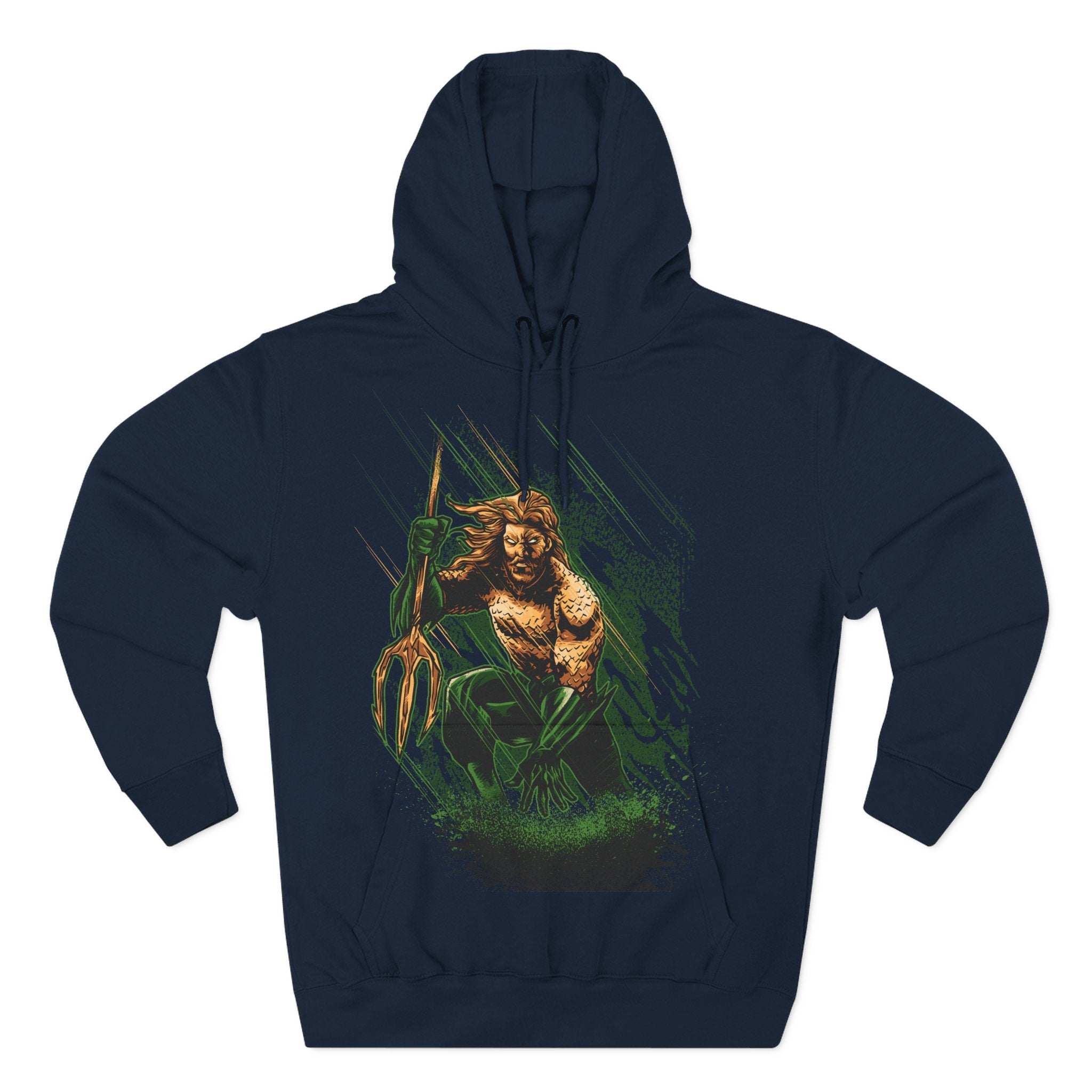 Fleece Hoodie with Bold Graphic Designs