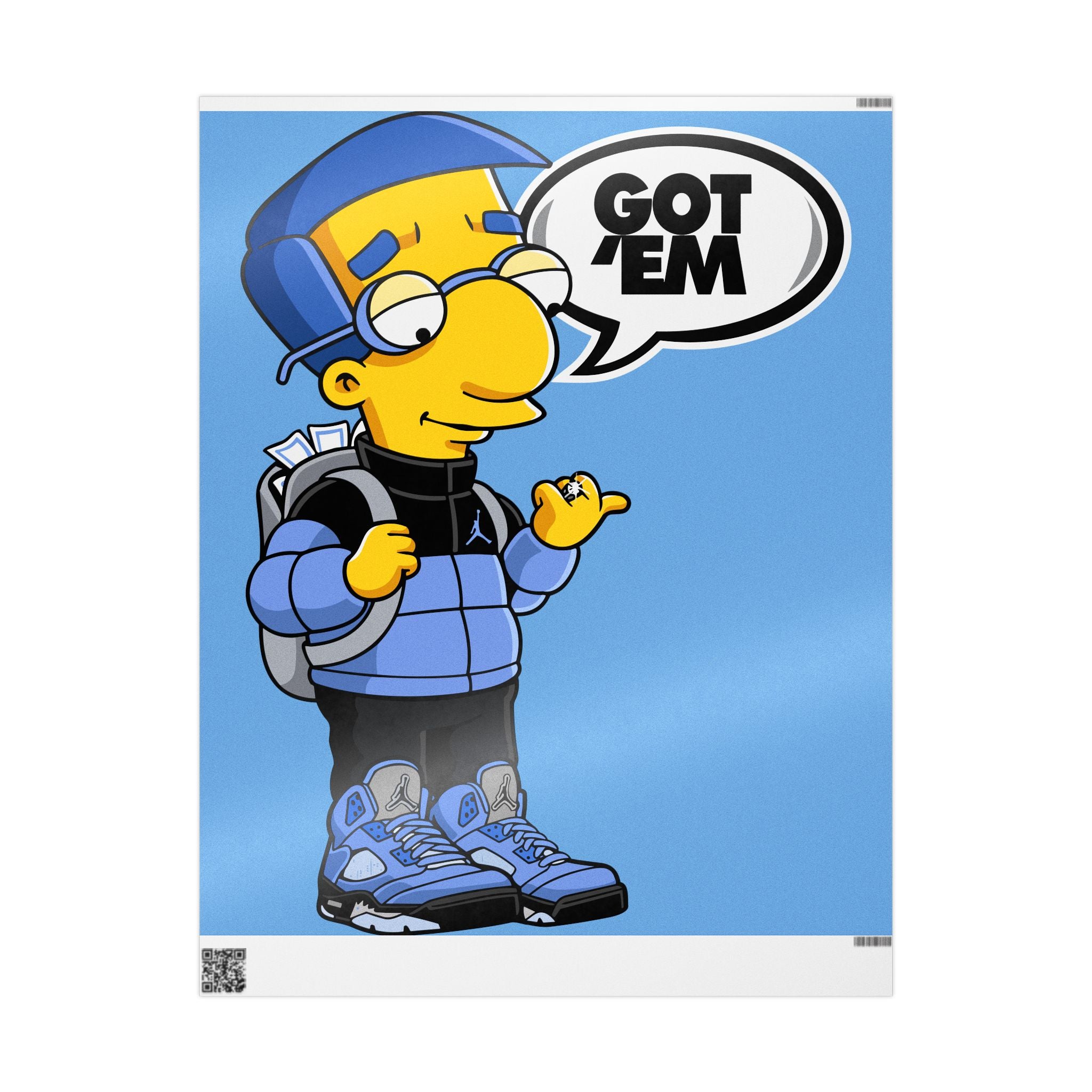 Playful Character Wrapping Paper - Fun Gift Wrap, Birthday Party Essentials, Unique Holiday Decor, Kids’ Events, Celebrations