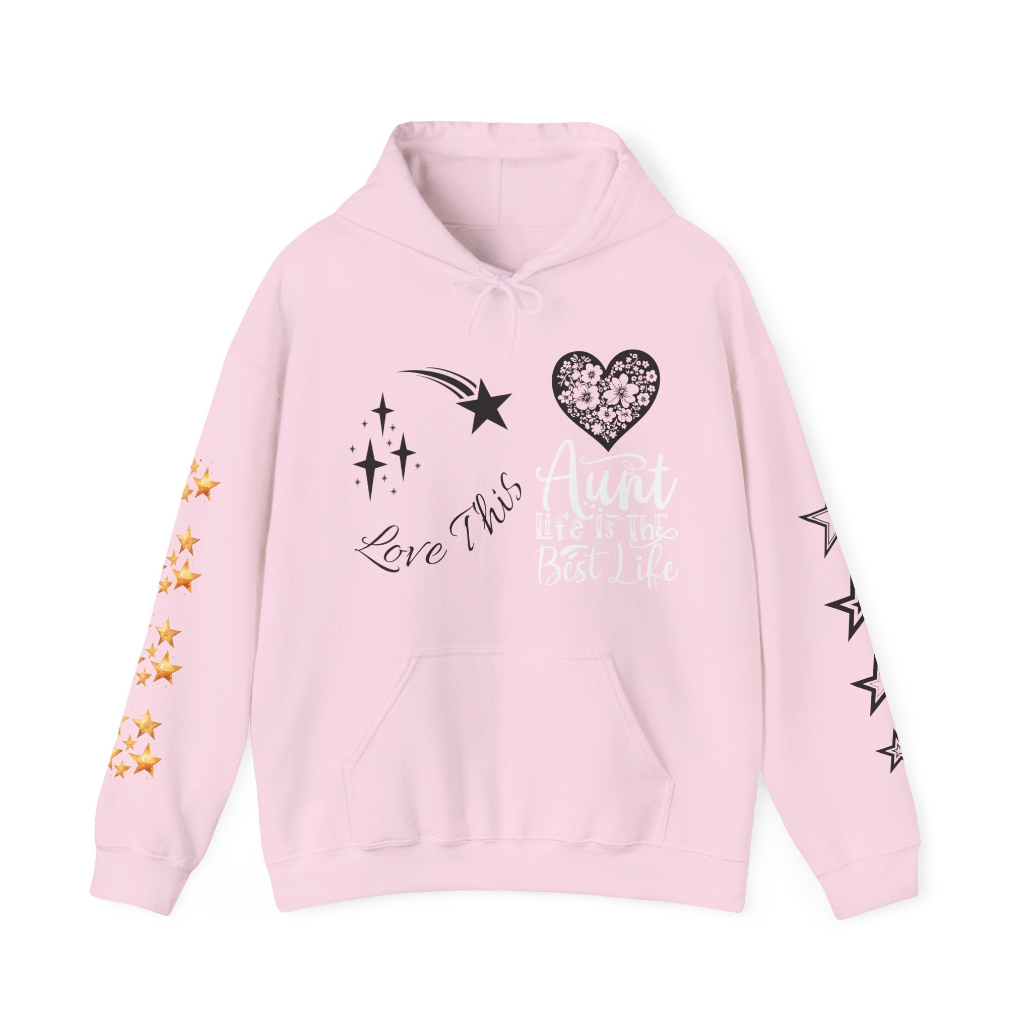 Cosmic Treats Hoodie - Unisex Heavy Blend™ Hooded Sweatshirt, Love This Sweatshirt, Cute Hoodie, Starry Pattern Pullover, Fun Gift for [...]