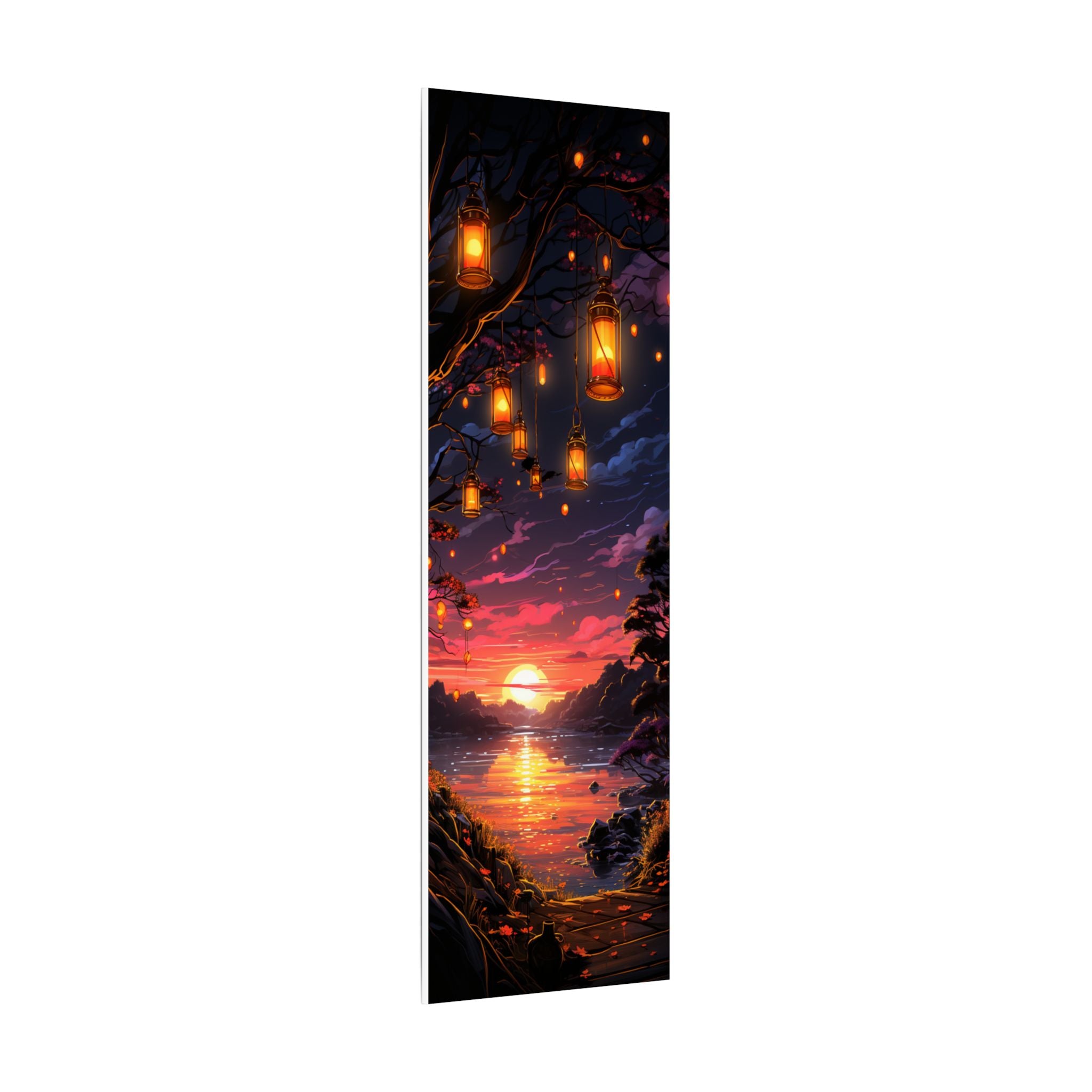 Canvas Matte "Sunset Lanterns"-Decor de Perete"