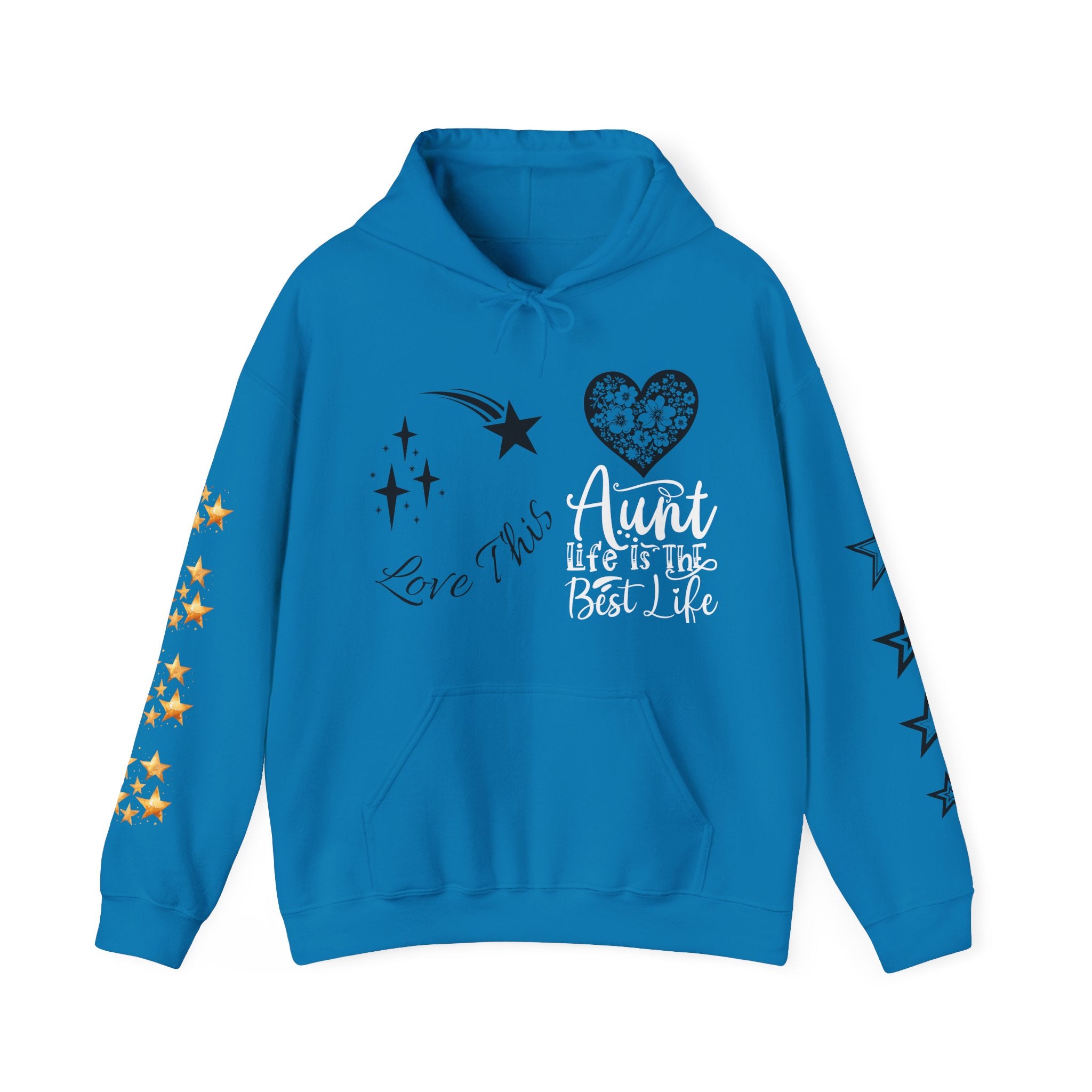 Cosmic Treats Hoodie - Unisex Heavy Blend™ Hooded Sweatshirt, Love This Sweatshirt, Cute Hoodie, Starry Pattern Pullover, Fun Gift for [...]