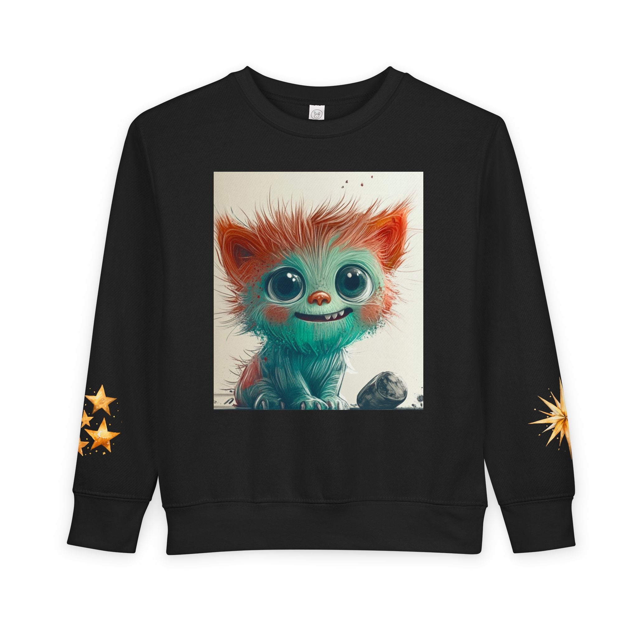Whimsical Toddler Sweatshirt with Adorable Monster Design, Kids' Cozy Apparel, Baby Gift, Cute Animal Clothing, Fun Sweater