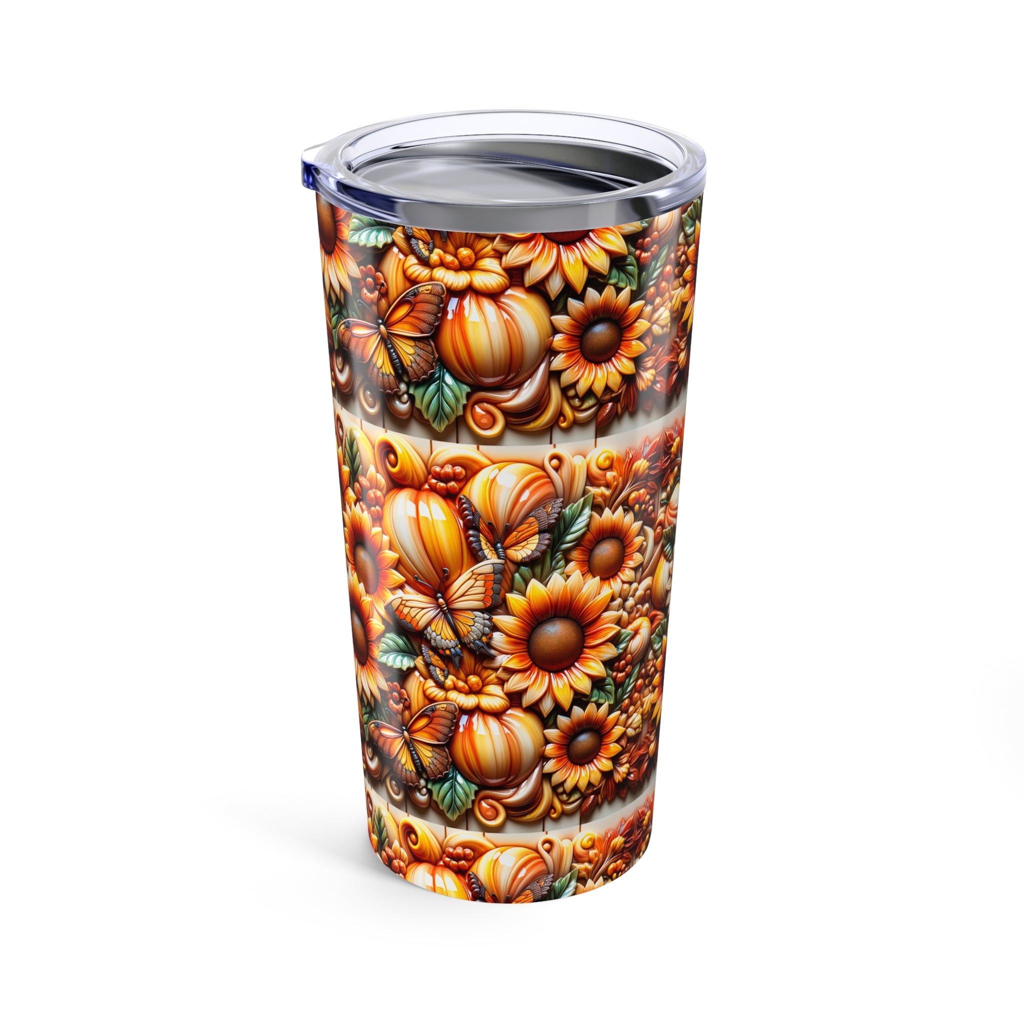 Sunflower Tumbler, Floral Travel Cup, Fall Drinkware, Personalized Gift, Eco-Friendly Mug