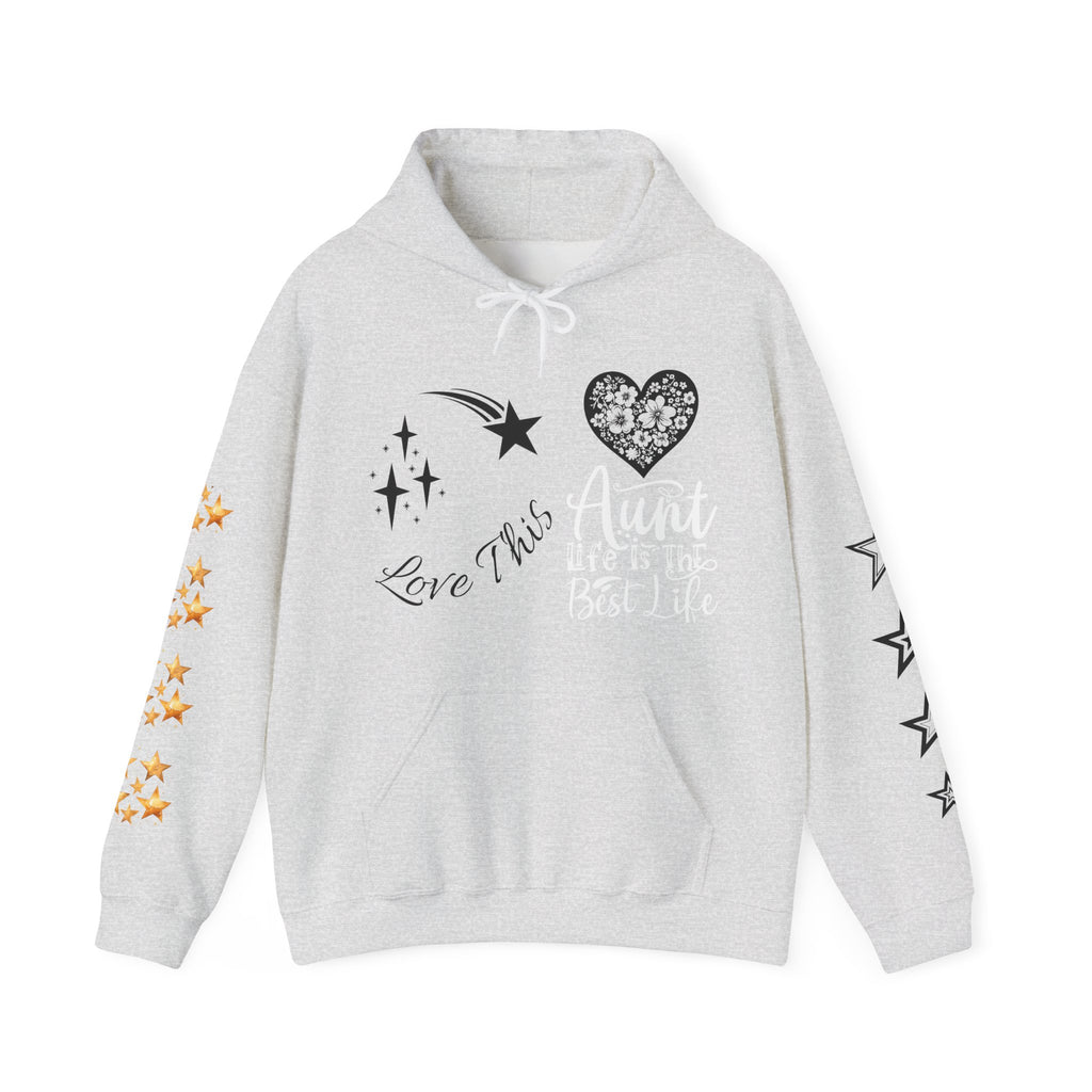 Cosmic Treats Hoodie - Unisex Heavy Blend™ Hooded Sweatshirt, Love This Sweatshirt, Cute Hoodie, Starry Pattern Pullover, Fun Gift for [...]