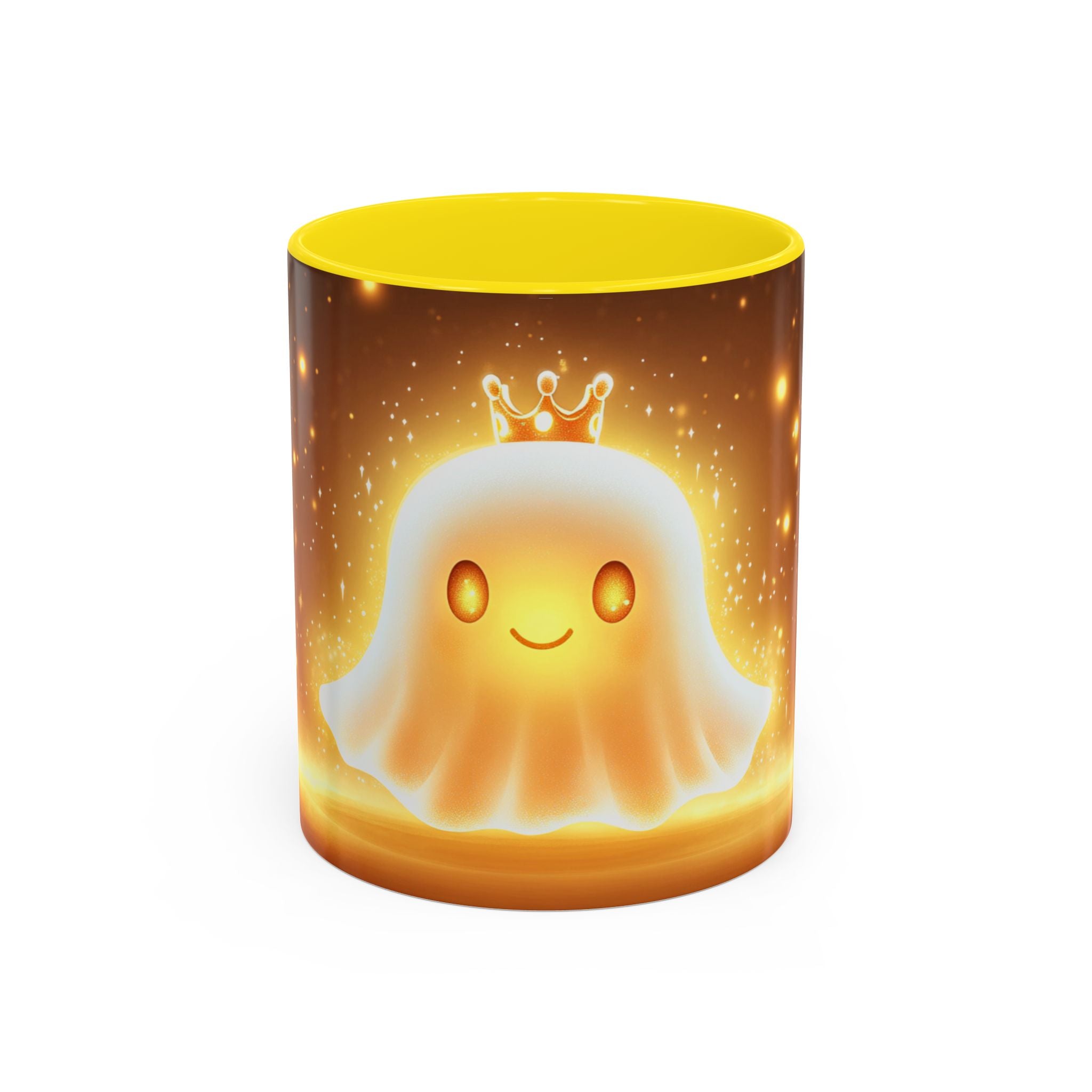 Whimsical Jelly Ghost Coffee Mug - Perfect for Halloween, Cozy Mornings, Gift for Friends, Home Decor, Cute Art