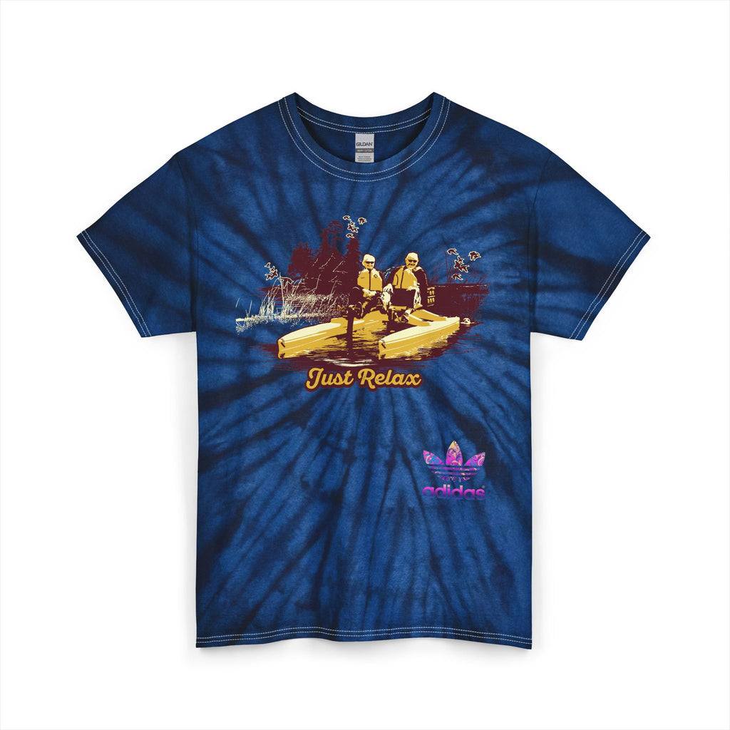 Chill Vibes Tie Dye Tee | Unisex Relaxation Shirt, Casual Wear, Gift for Friends, Summer Fashion, Festival Attire