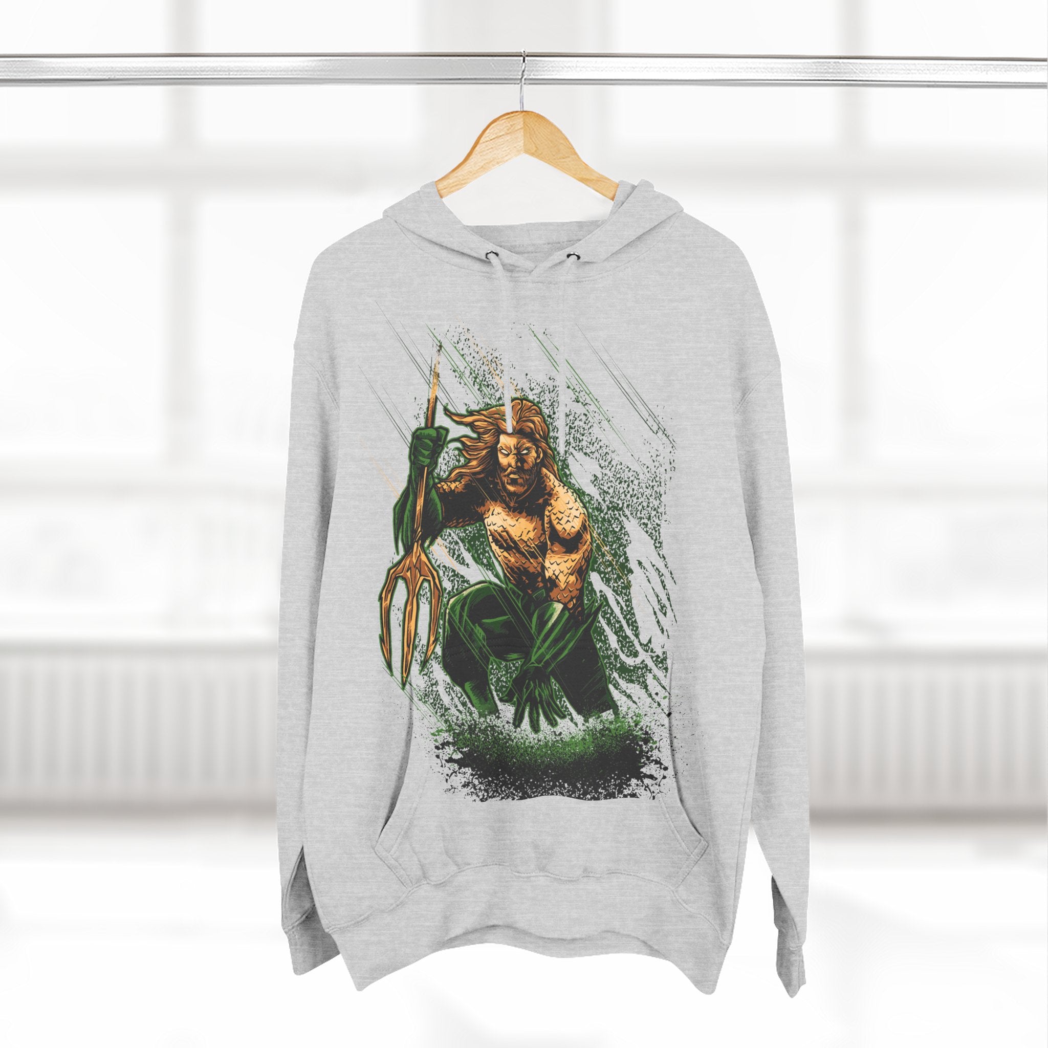 Fleece Hoodie with Bold Graphic Designs