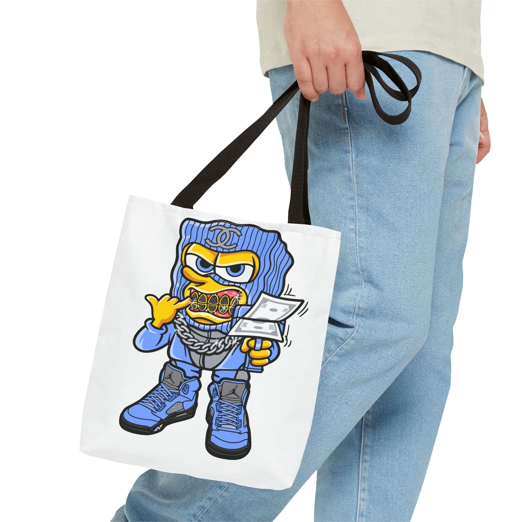 Trendy Graphic Tote Bag, Cool Urban Style, Perfect for Everyday Use, Gifts for Fashion Lovers, Street Art Vibe, Funky Accessory