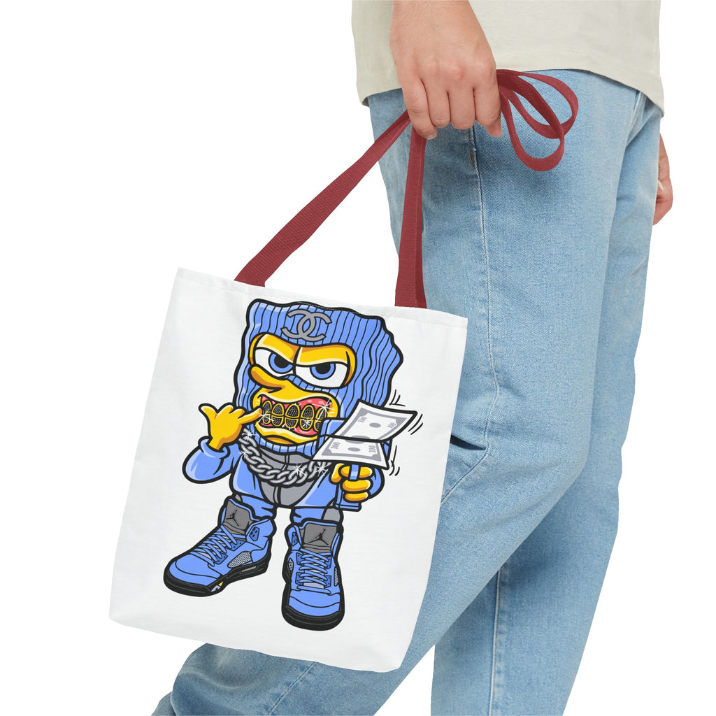 Trendy Graphic Tote Bag, Cool Urban Style, Perfect for Everyday Use, Gifts for Fashion Lovers, Street Art Vibe, Funky Accessory