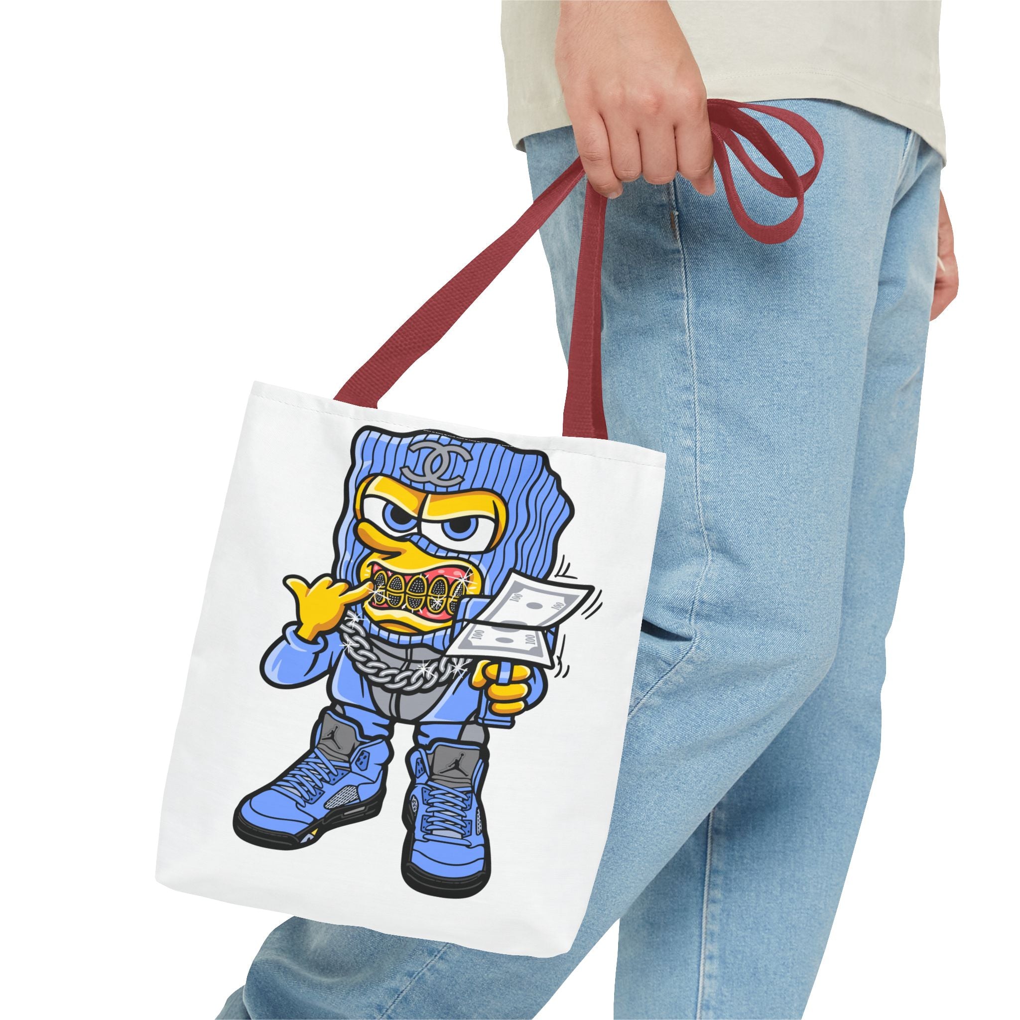 Trendy Graphic Tote Bag, Cool Urban Style, Perfect for Everyday Use, Gifts for Fashion Lovers, Street Art Vibe, Funky Accessory