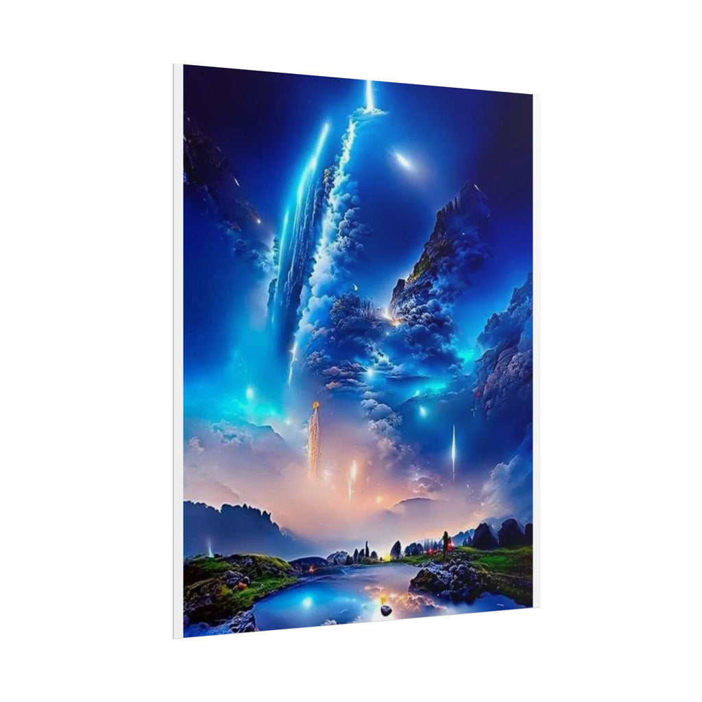 Cosmic Landscape Rolled Posters, Wall Art Decor, Bedroom Aesthetics, Gift for Space Lovers, Unique Home Decor