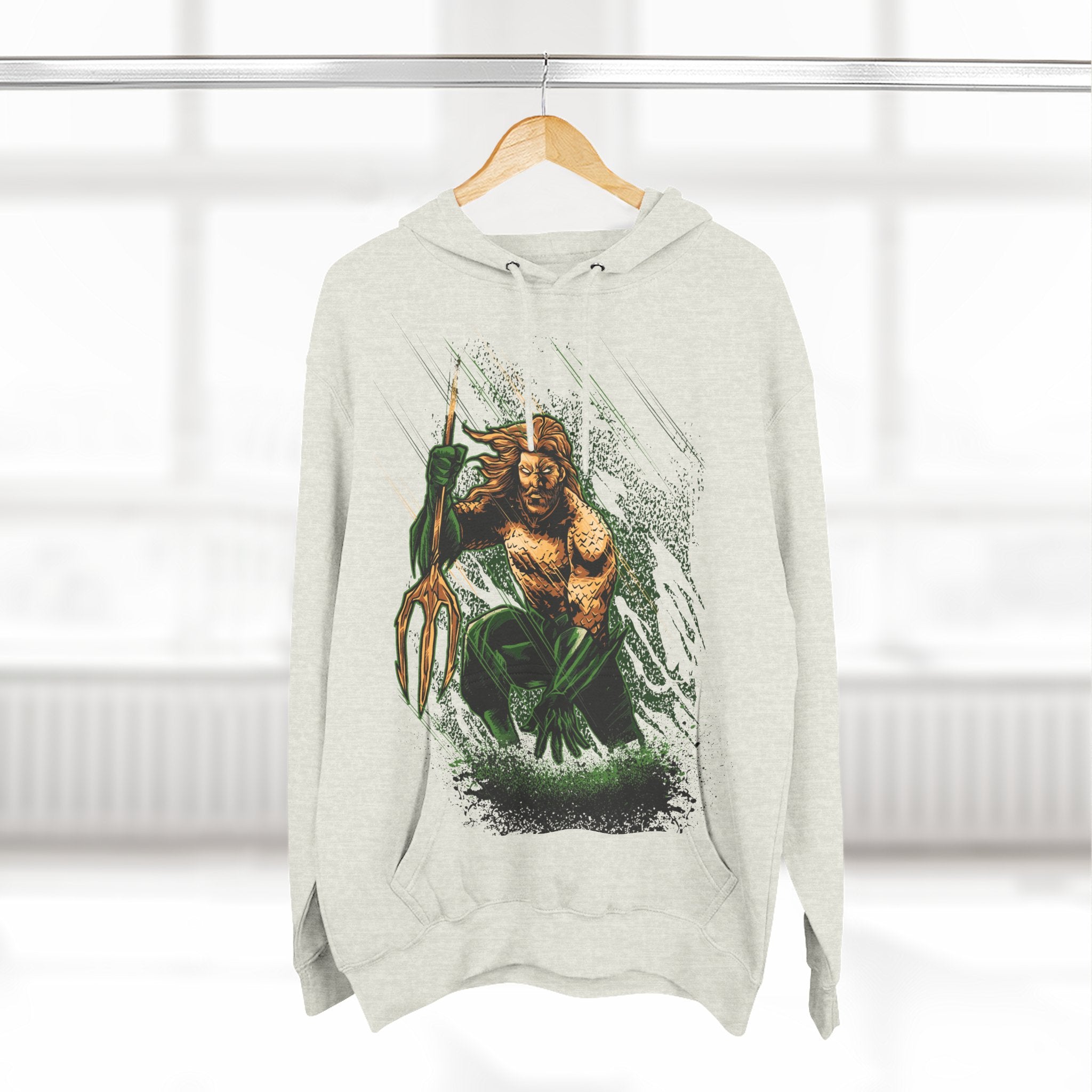 Fleece Hoodie with Bold Graphic Designs