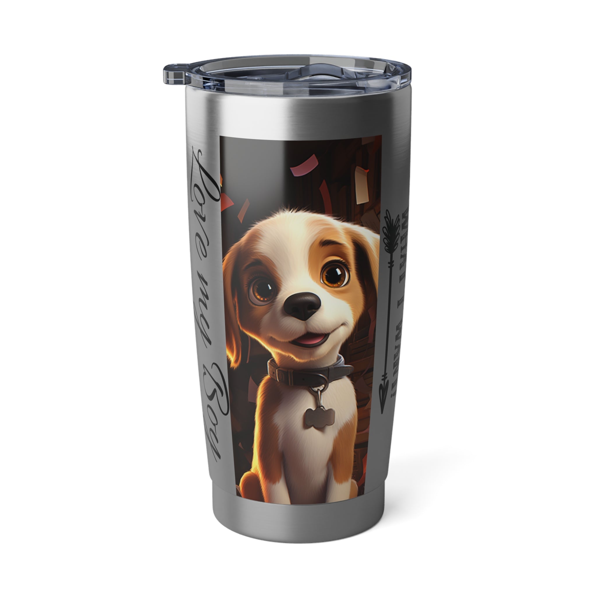 Vagabond 20oz Tumbler | Travel Mug for Dog Lovers | Unique Gift for Pet Owners | Personalized Tumbler for Gifts | Perfect for Holidays
