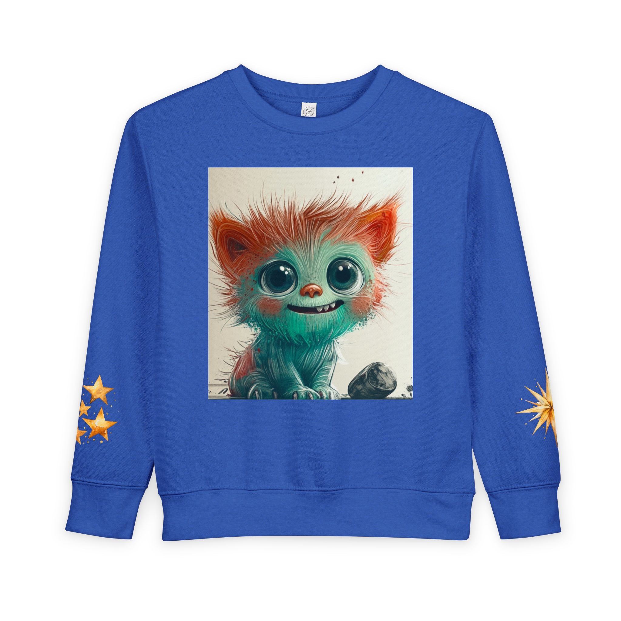 Whimsical Toddler Sweatshirt with Adorable Monster Design, Kids' Cozy Apparel, Baby Gift, Cute Animal Clothing, Fun Sweater