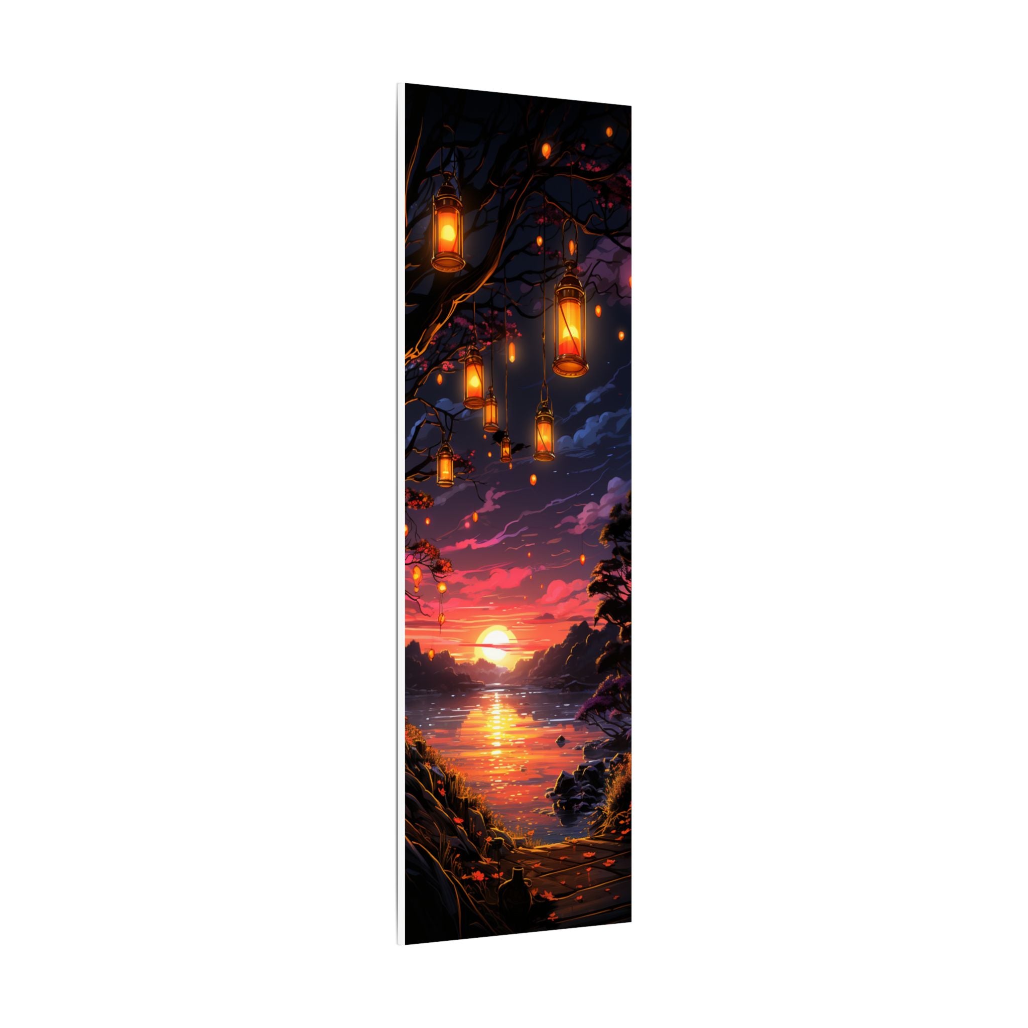 Canvas Matte "Sunset Lanterns"-Decor de Perete"