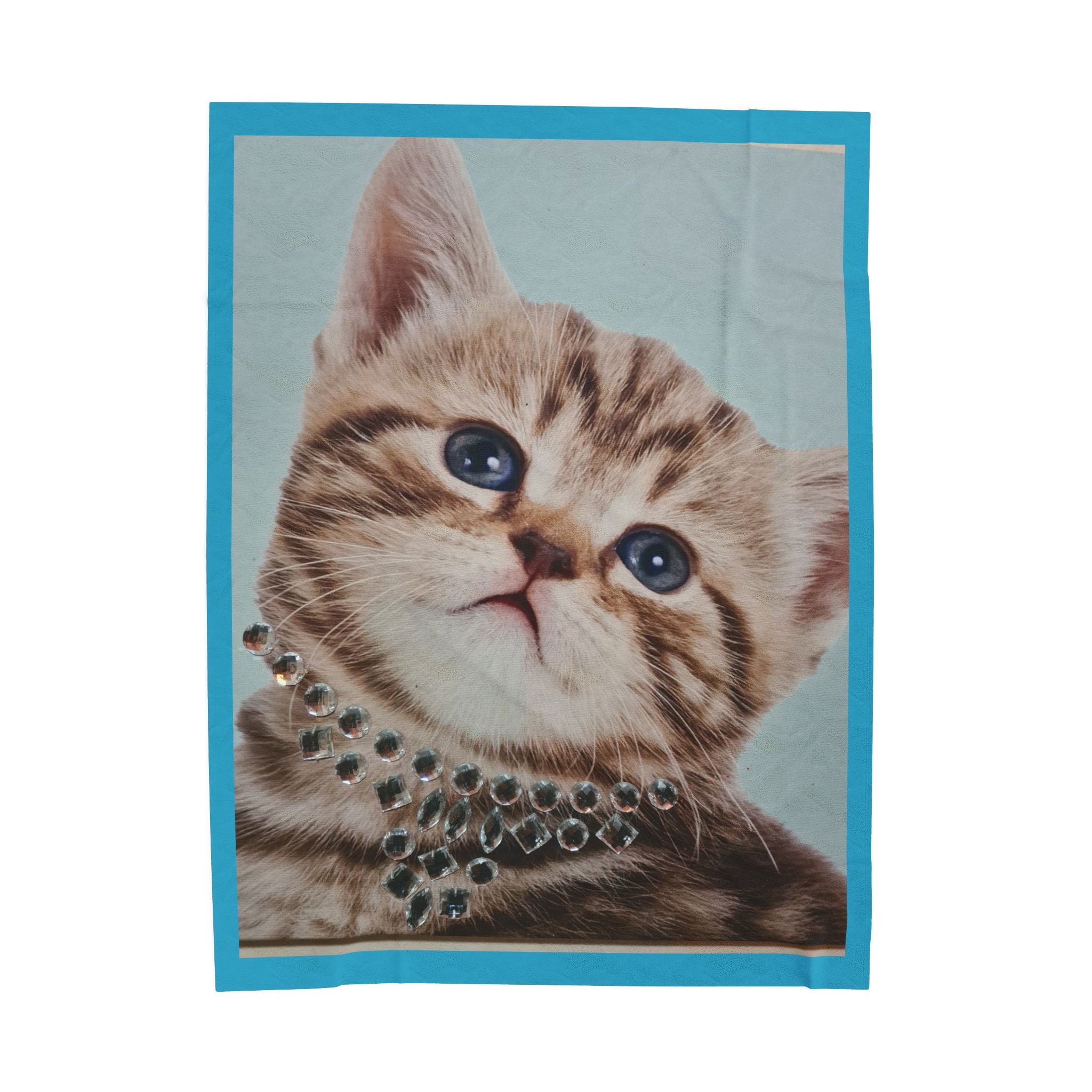 Cozy Cat Plush Blanket, Cute Cat Blanket, Velveteen Throw for Cat Lovers, Soft Fleece Pet Blanket, Perfect Gift for Pet Owners