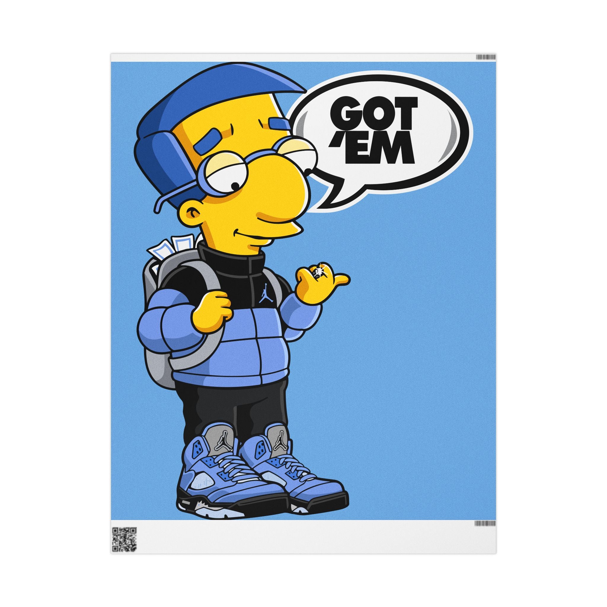 Playful Character Wrapping Paper - Fun Gift Wrap, Birthday Party Essentials, Unique Holiday Decor, Kids’ Events, Celebrations