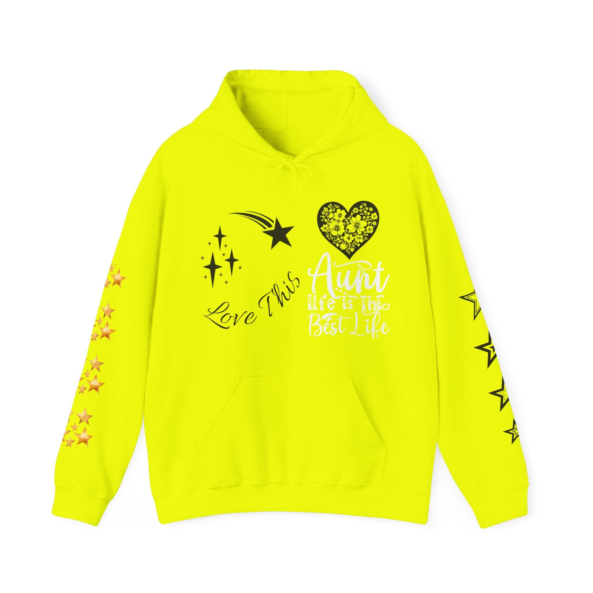 Cosmic Treats Hoodie - Unisex Heavy Blend™ Hooded Sweatshirt, Love This Sweatshirt, Cute Hoodie, Starry Pattern Pullover, Fun Gift for [...]