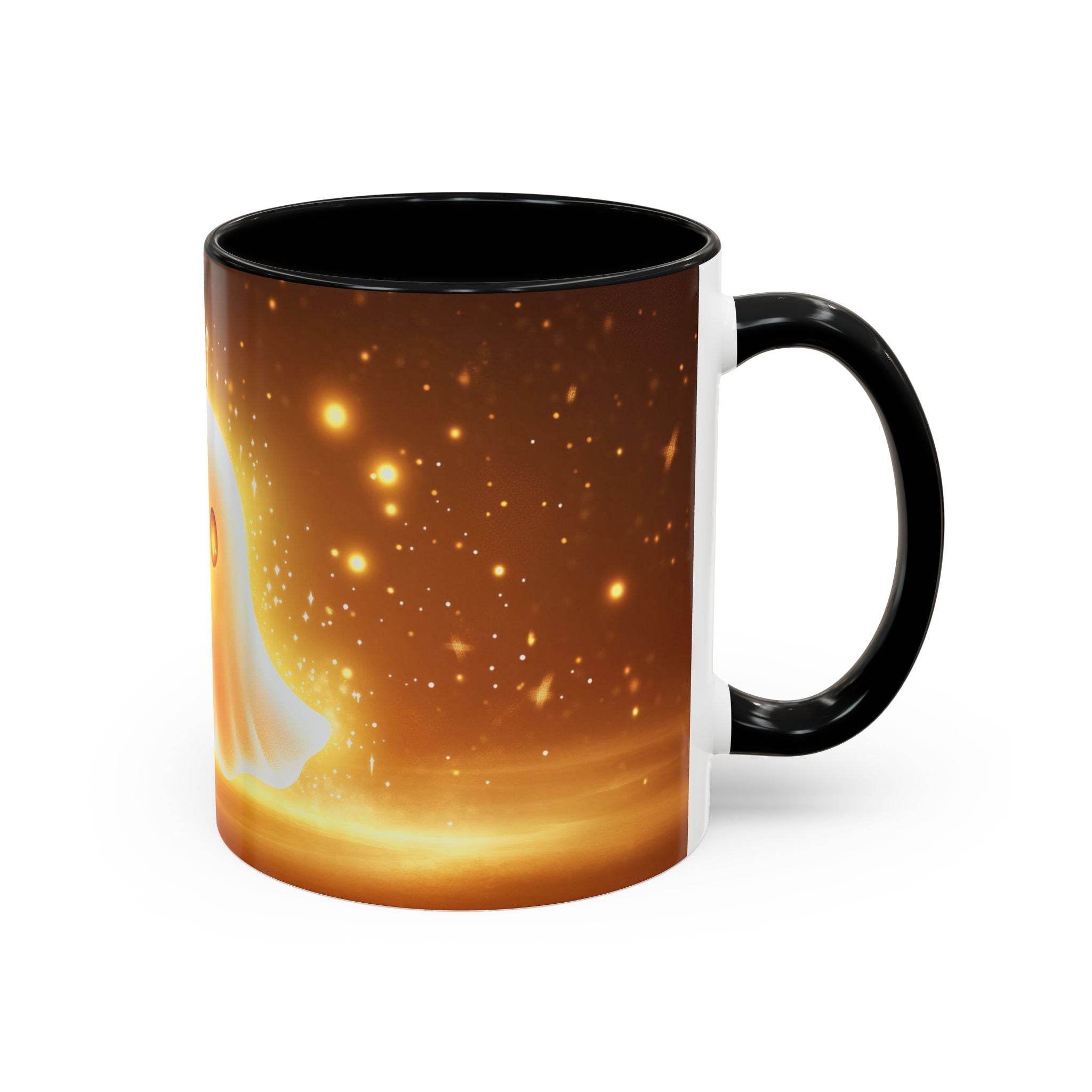 Whimsical Jelly Ghost Coffee Mug - Perfect for Halloween, Cozy Mornings, Gift for Friends, Home Decor, Cute Art