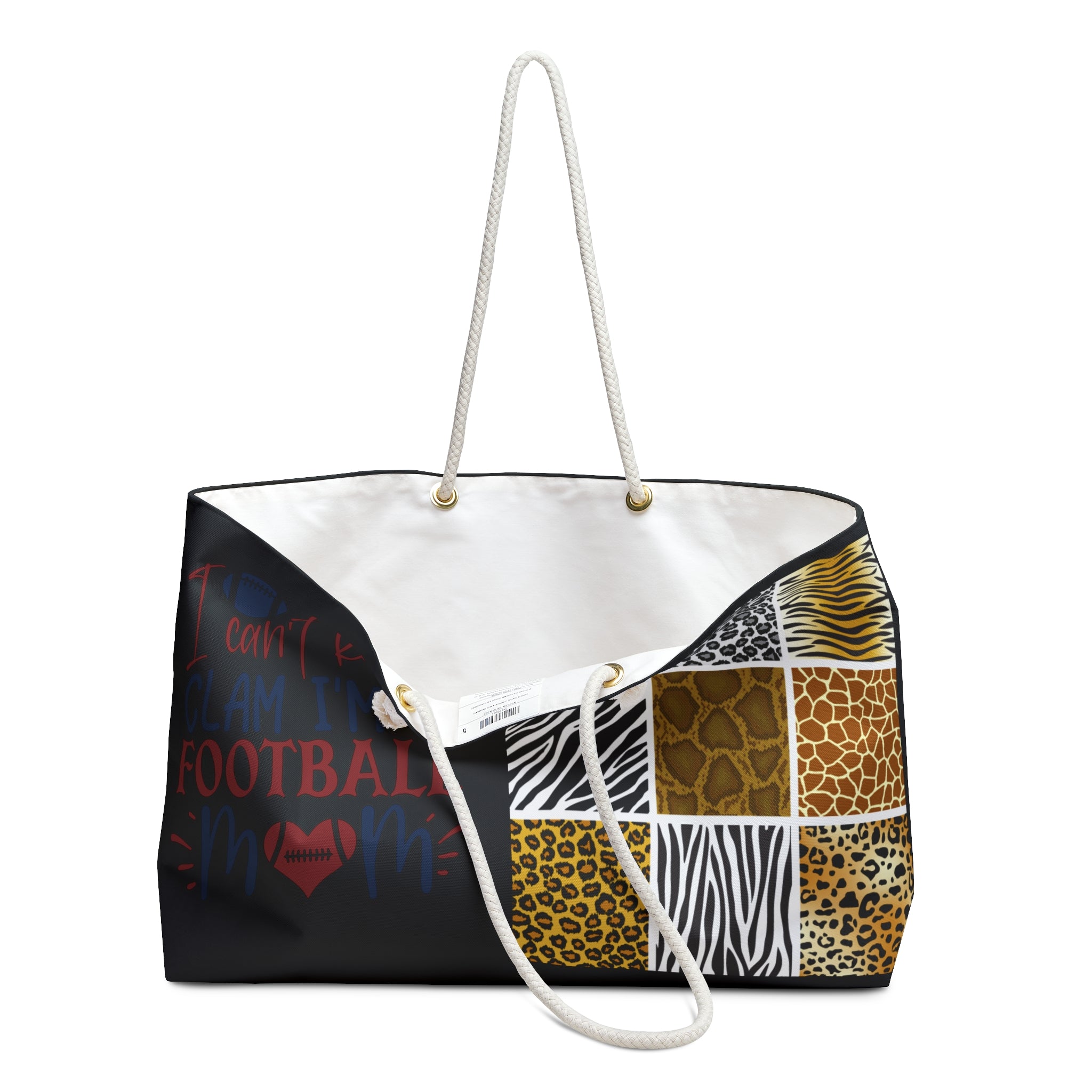 Wildlife-Themed Weekender Bag - Perfect for Animal Lovers, Travel, Beach Days, Gym, Gifts