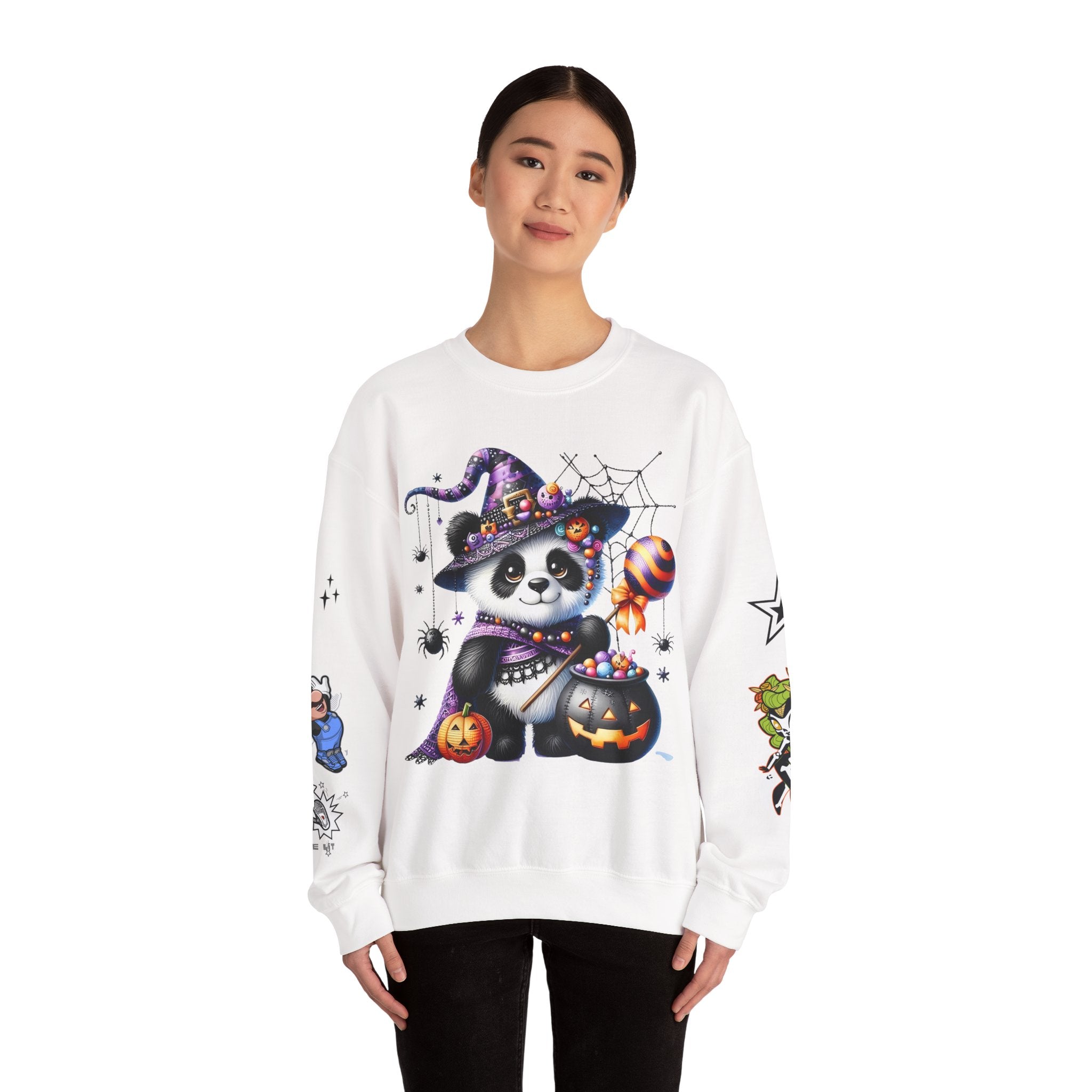 Whimsical Halloween Crewneck Sweatshirt, Cozy Unisex Sweatshirt, Cute Sweatshirt Gift, Fall Fashion, Trendy Sweatshirt, Halloween [...]