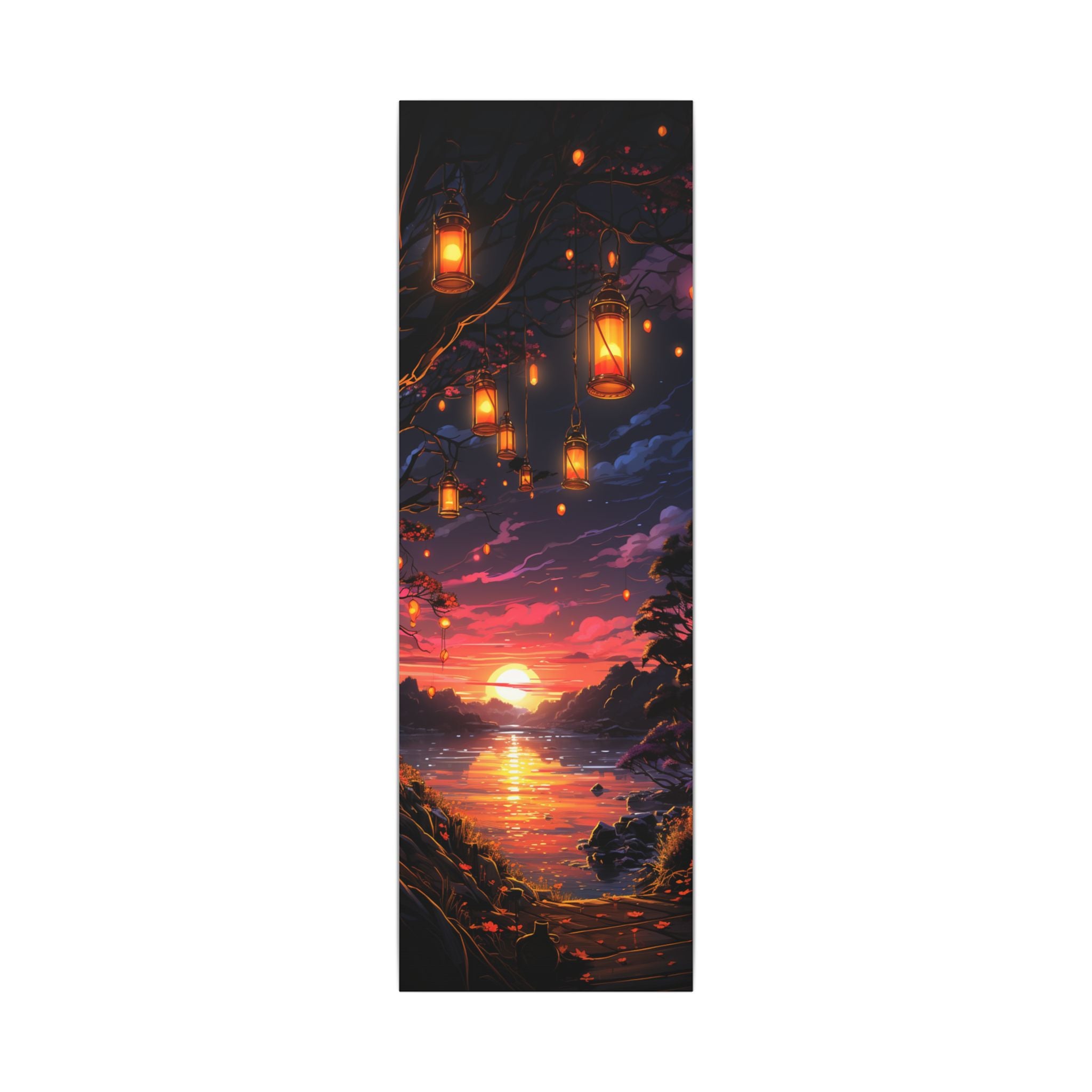 Canvas Matte "Sunset Lanterns"-Decor de Perete"