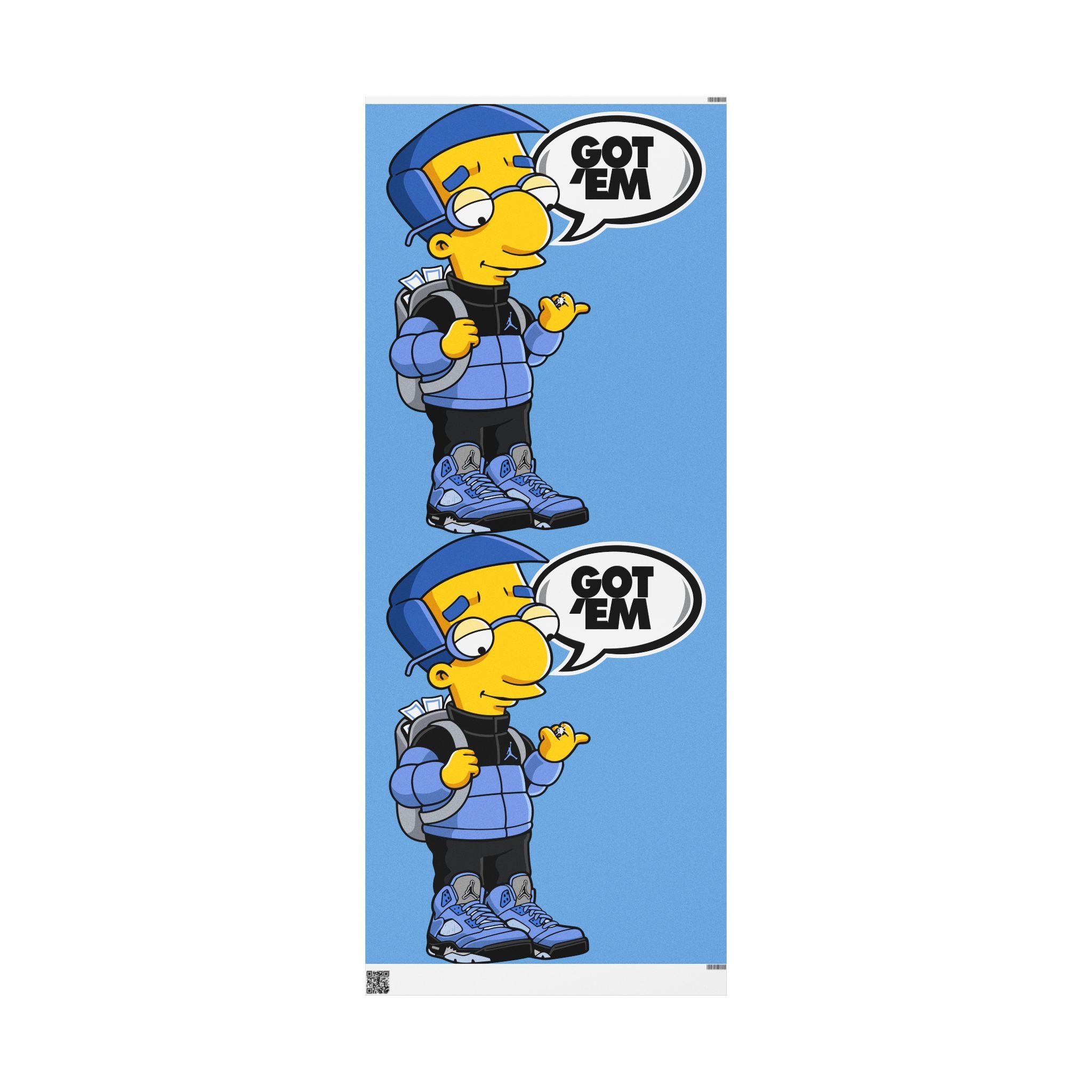 Playful Character Wrapping Paper - Fun Gift Wrap, Birthday Party Essentials, Unique Holiday Decor, Kids’ Events, Celebrations