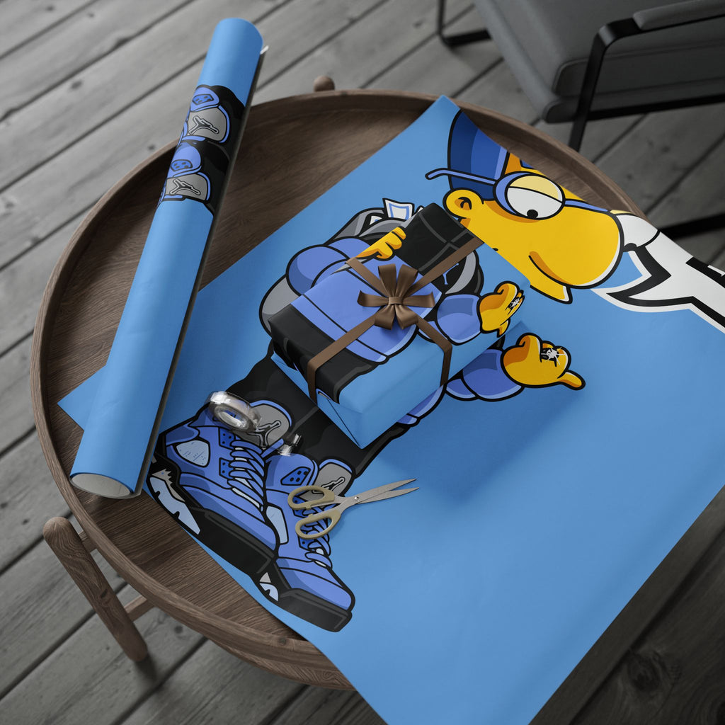 Playful Character Wrapping Paper - Fun Gift Wrap, Birthday Party Essentials, Unique Holiday Decor, Kids’ Events, Celebrations