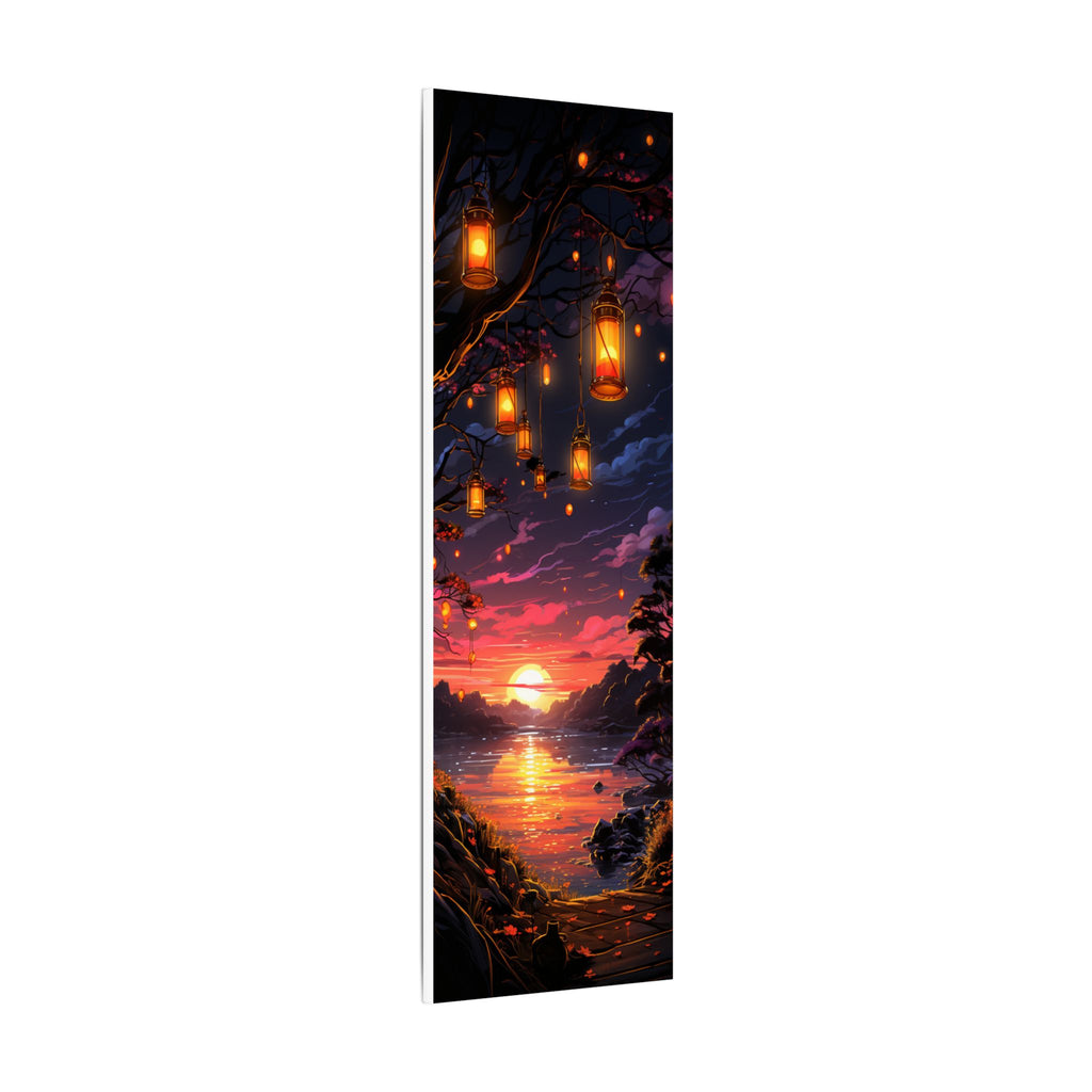 Canvas Matte "Sunset Lanterns"-Decor de Perete"