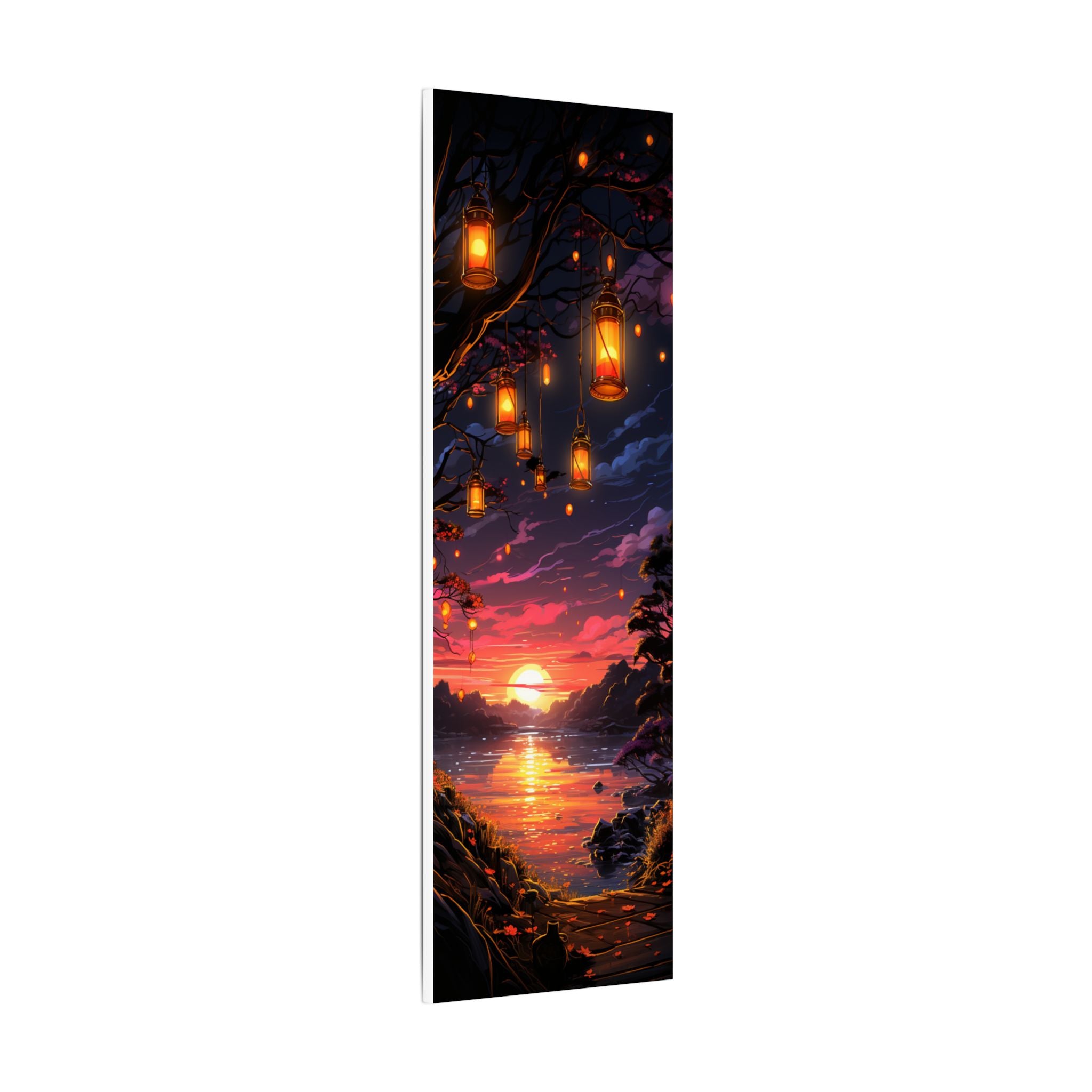 Canvas Matte "Sunset Lanterns"-Decor de Perete"