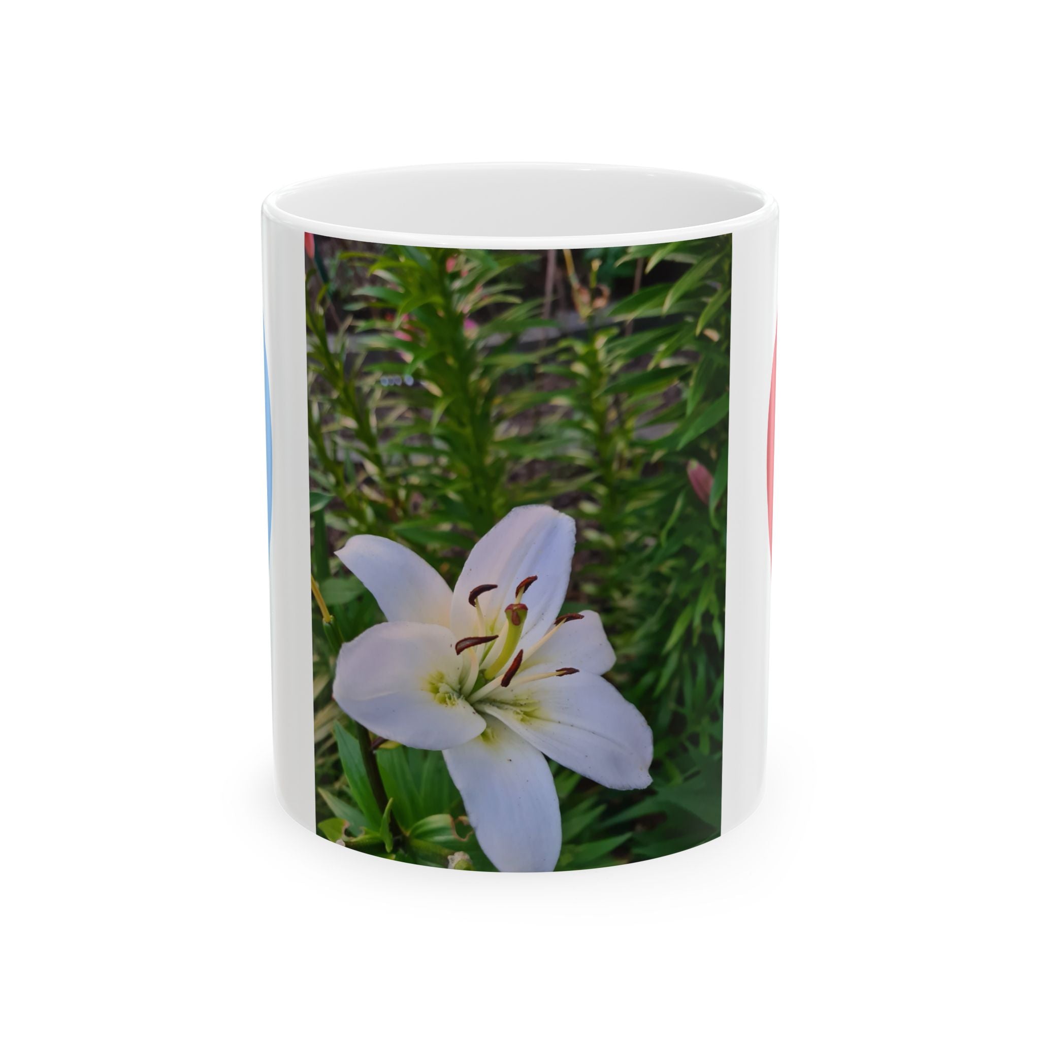 Floral Elegance Ceramic Mug - Perfect for Tea Lovers, Gift for Her, Home Decor, Coffee Mug, Mother's Day, Birthday