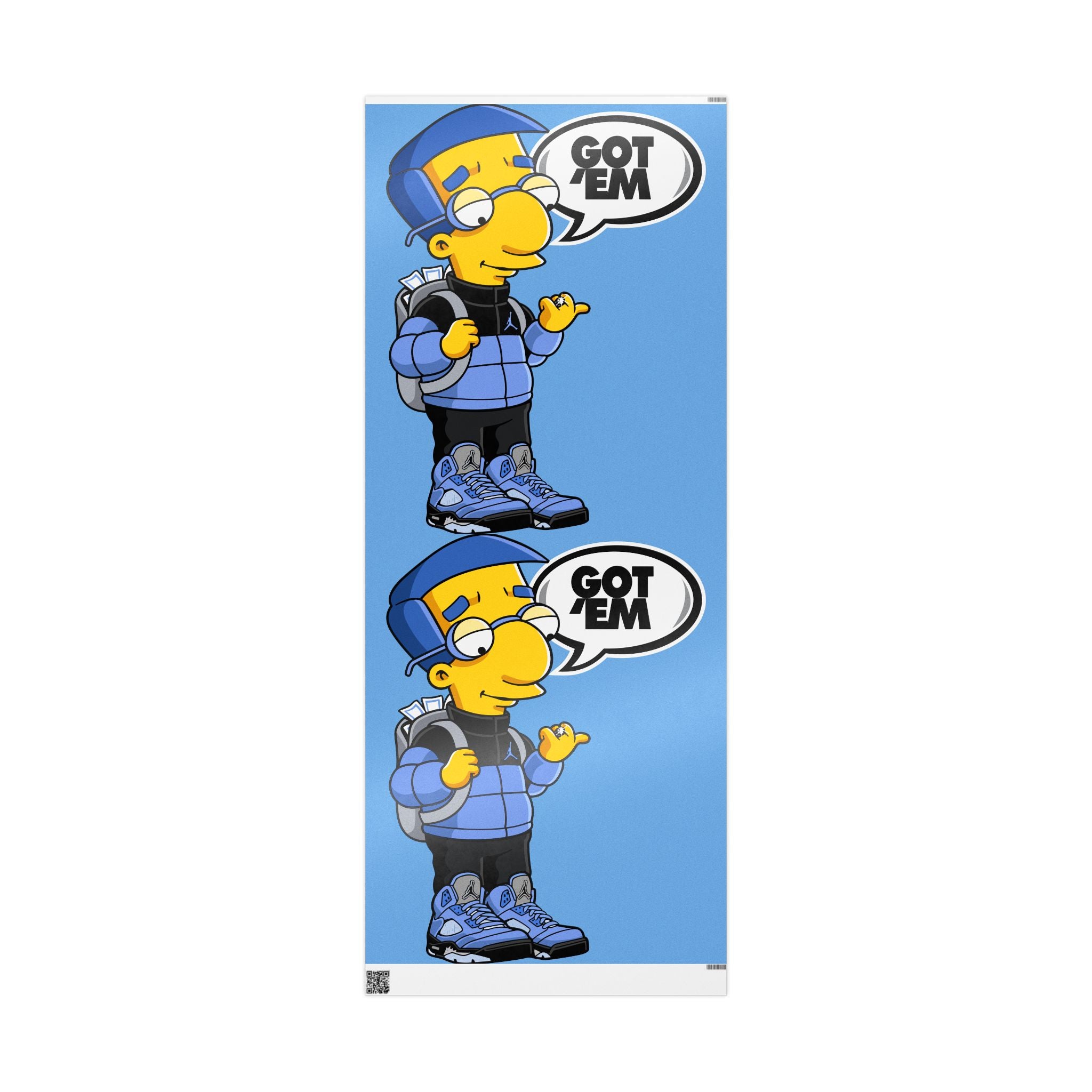 Playful Character Wrapping Paper - Fun Gift Wrap, Birthday Party Essentials, Unique Holiday Decor, Kids’ Events, Celebrations