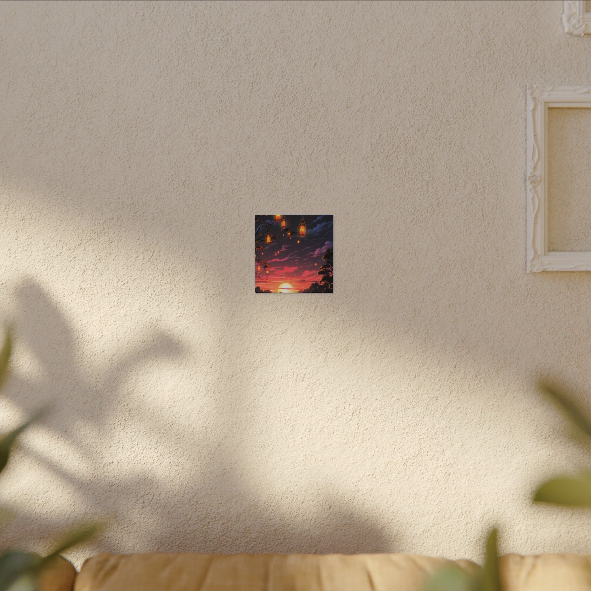Canvas Matte "Sunset Lanterns"-Decor de Perete"