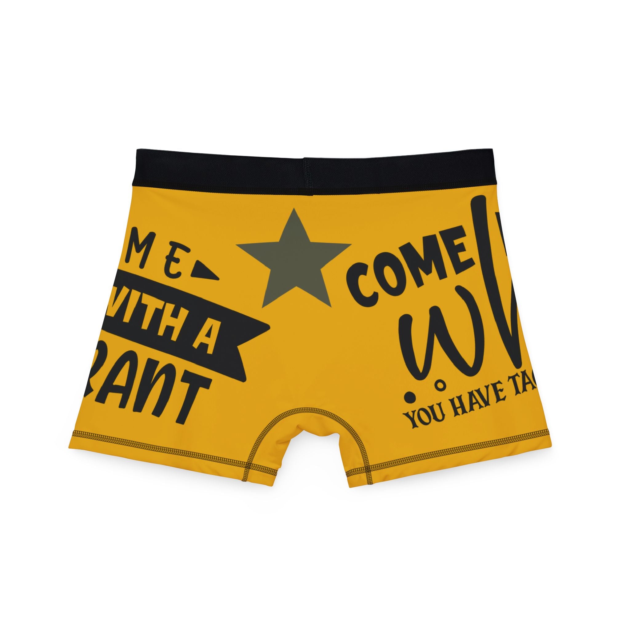 Funny Men's Boxers, Perfect for Birthdays, Gag Gifts, Men's Gifts, Unique Underwear, Come Back with a Rant