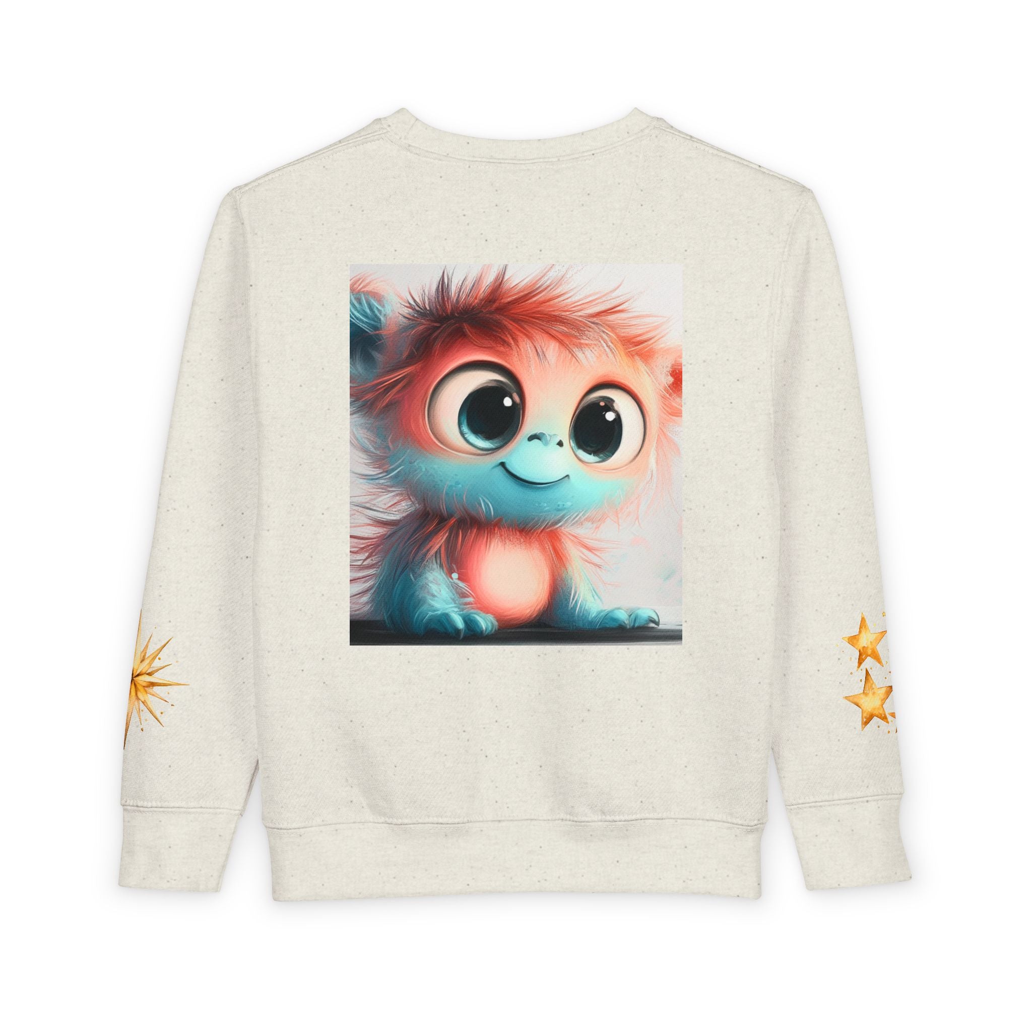 Whimsical Toddler Sweatshirt with Adorable Monster Design, Kids' Cozy Apparel, Baby Gift, Cute Animal Clothing, Fun Sweater